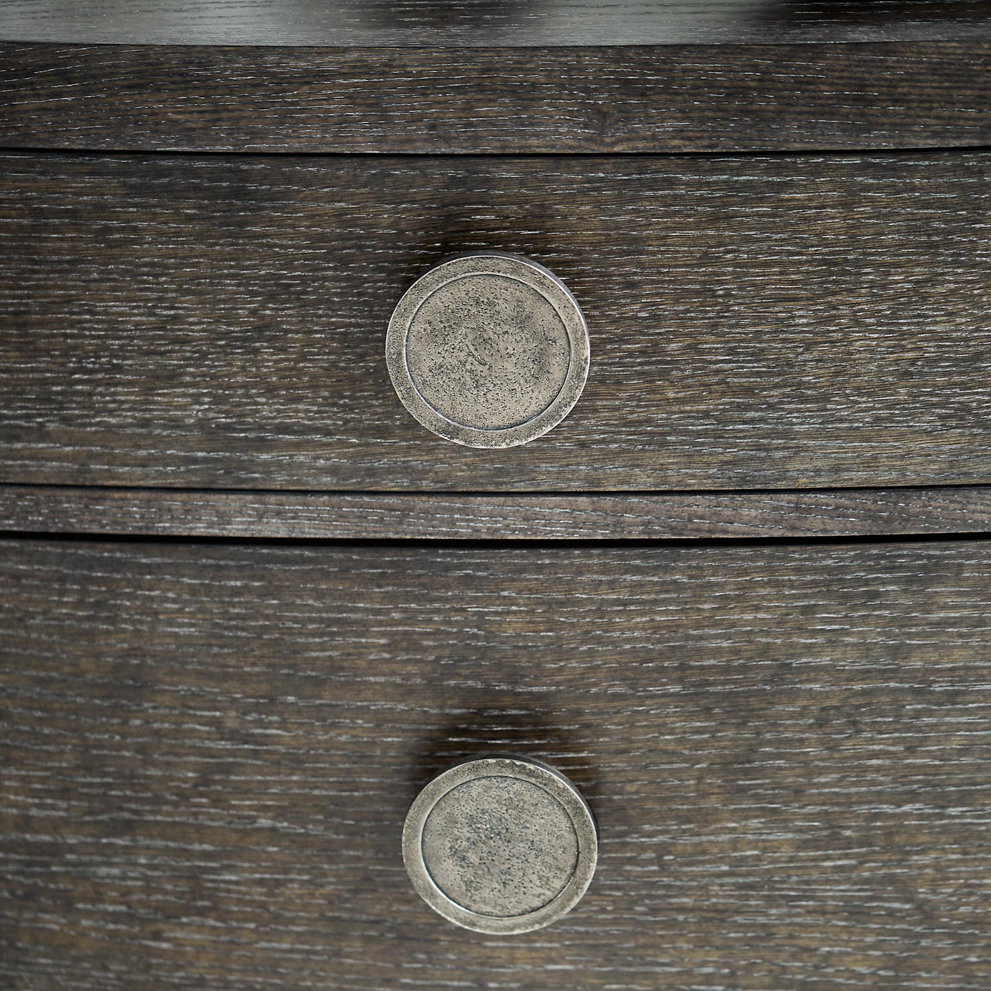 Linea Textured Graphite/Cerused Charcoal Nightstand - Ornate Home