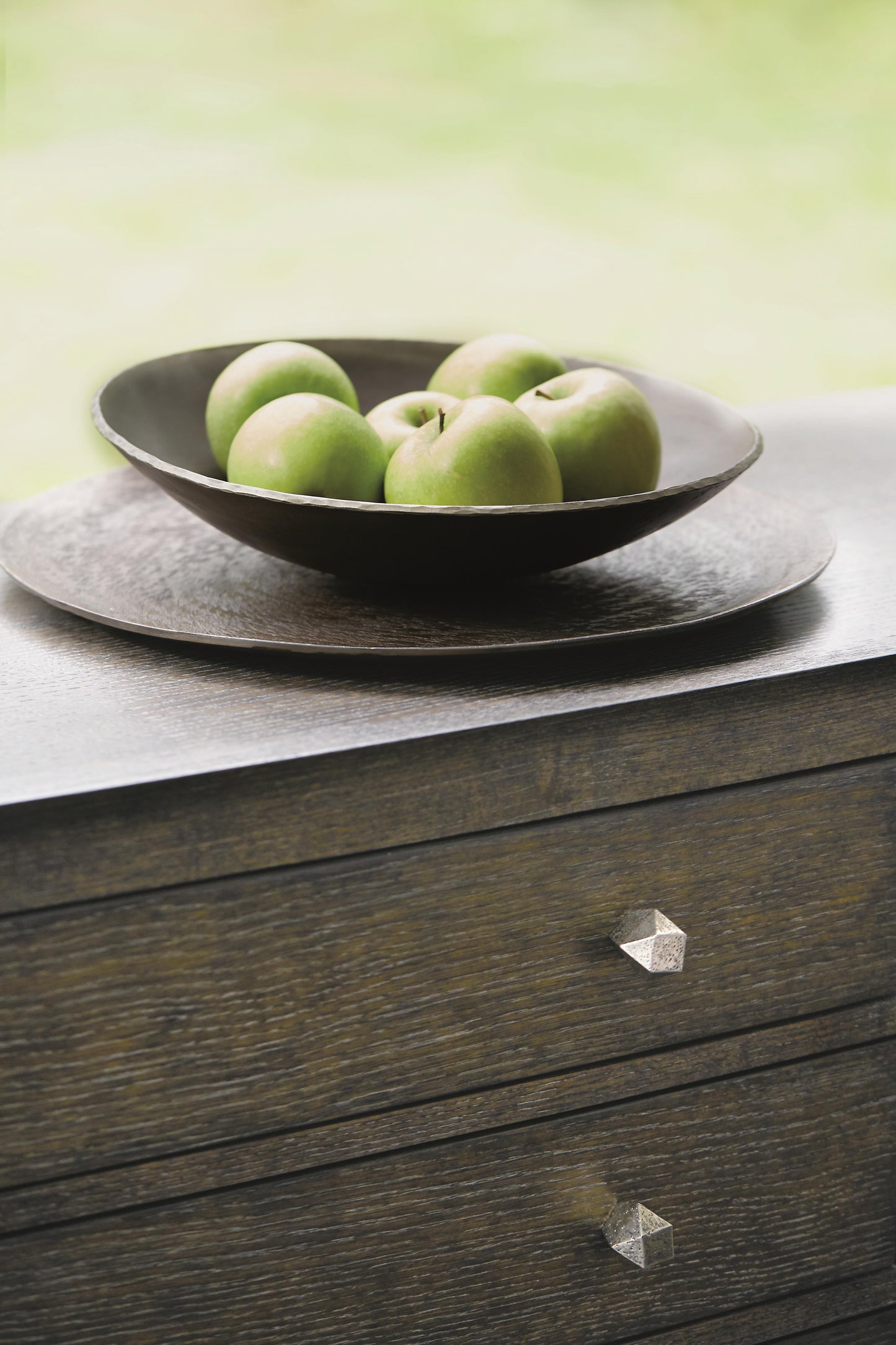 Linea Textured Graphite/Cerused Charcoal Sideboard - Ornate Home