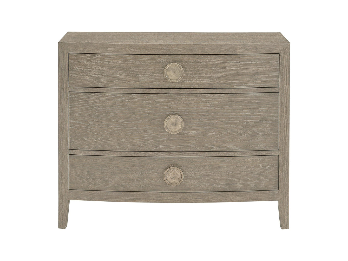Linea Textured Graphite/Cerused Greige Nightstand - Ornate Home