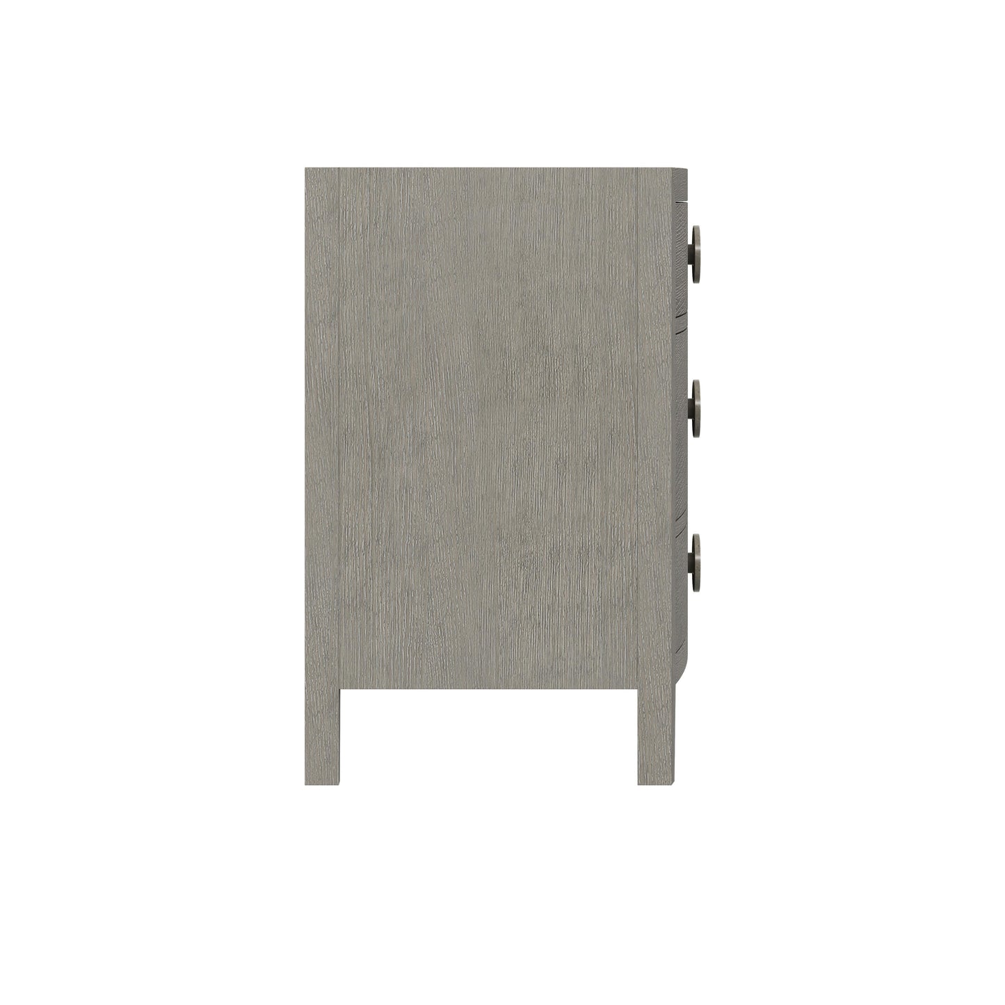 Linea Textured Graphite/Cerused Greige Nightstand - Ornate Home