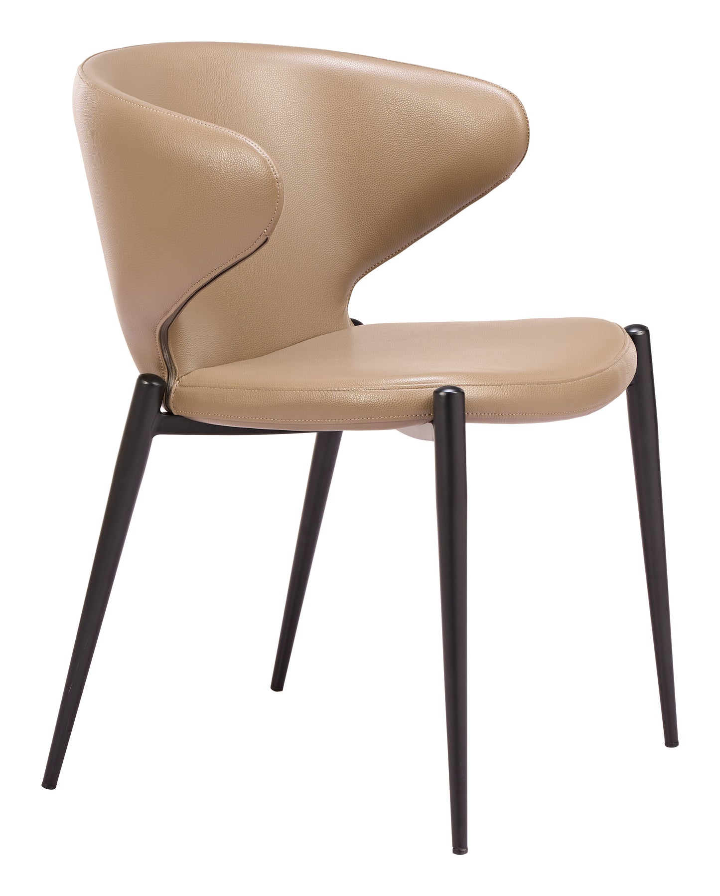 Lino Taupe Dining Chair (Set of 2) - Ornate Home