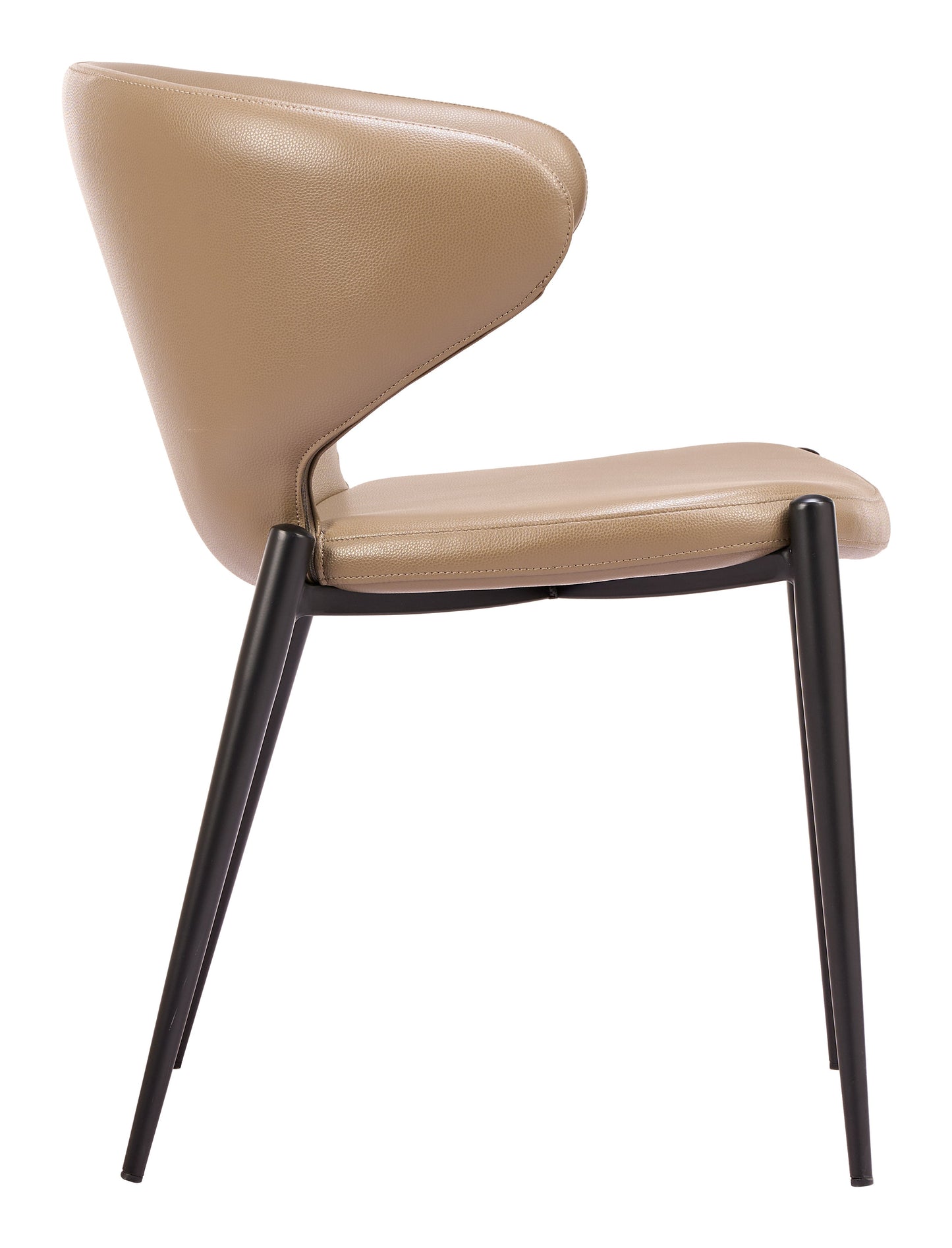Lino Taupe Dining Chair (Set of 2) - Ornate Home