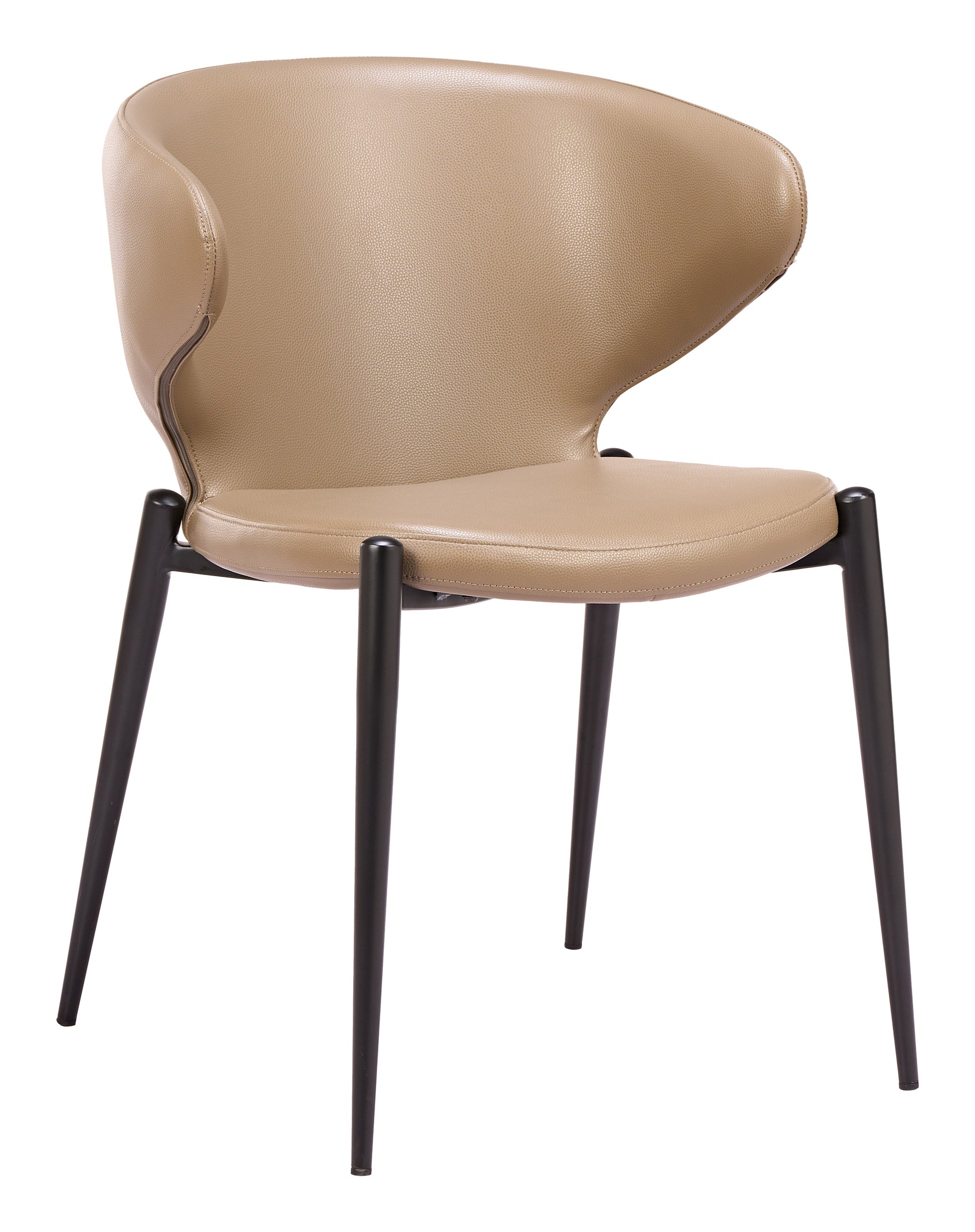 Lino Taupe Dining Chair (Set of 2) - Ornate Home