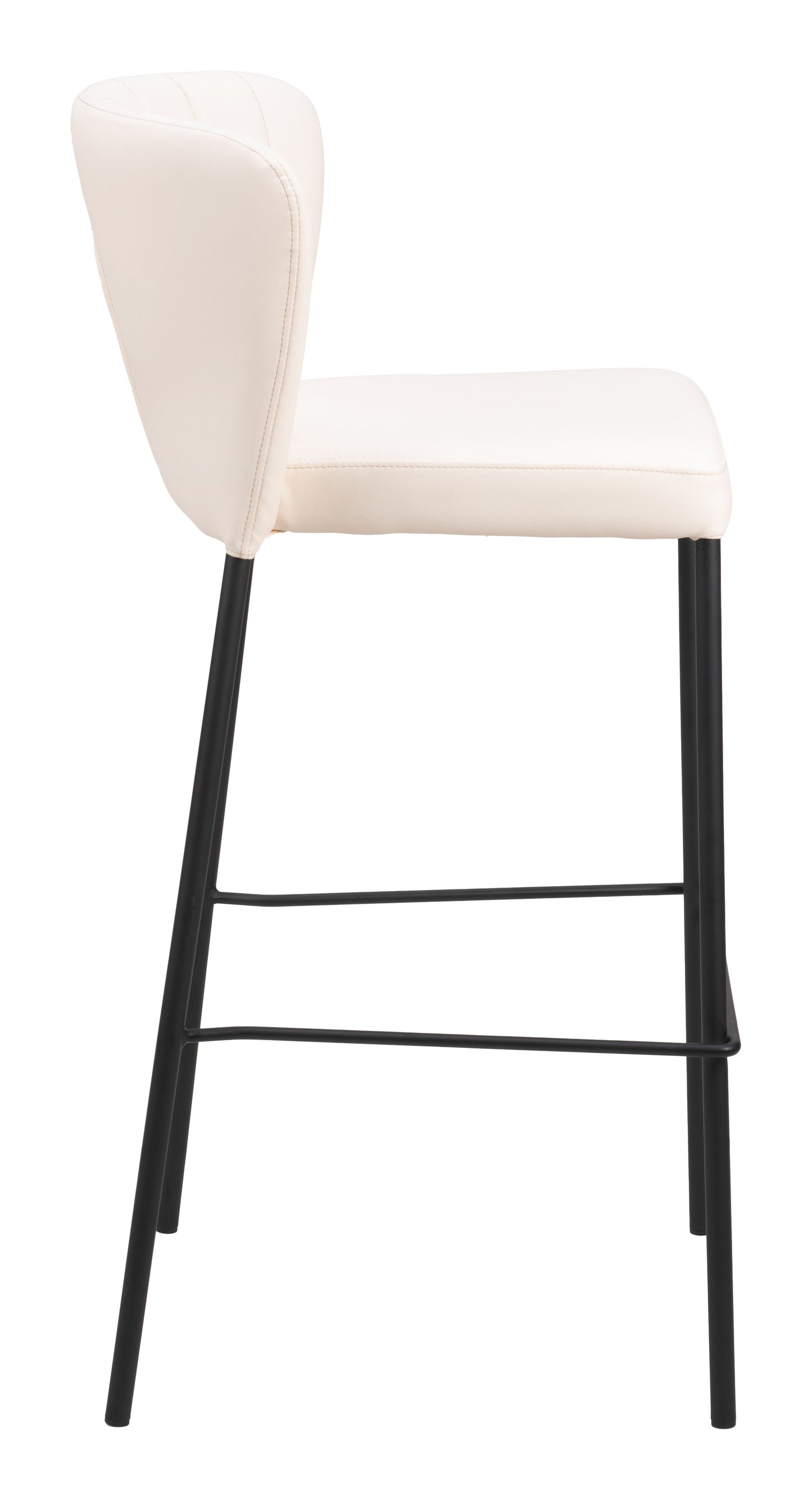 Linz Cream Barstool (Set of 2) - Ornate Home