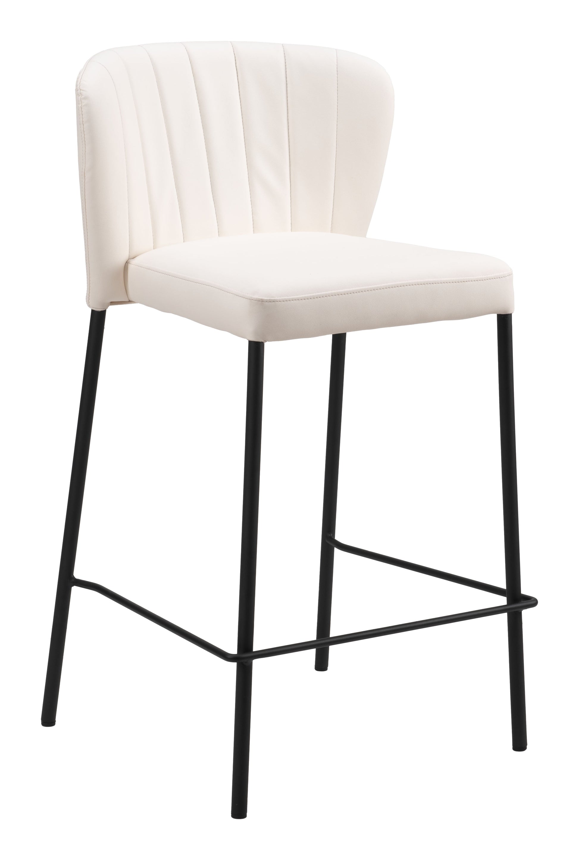 Linz Cream Counter Stool (Set of 2) - Ornate Home