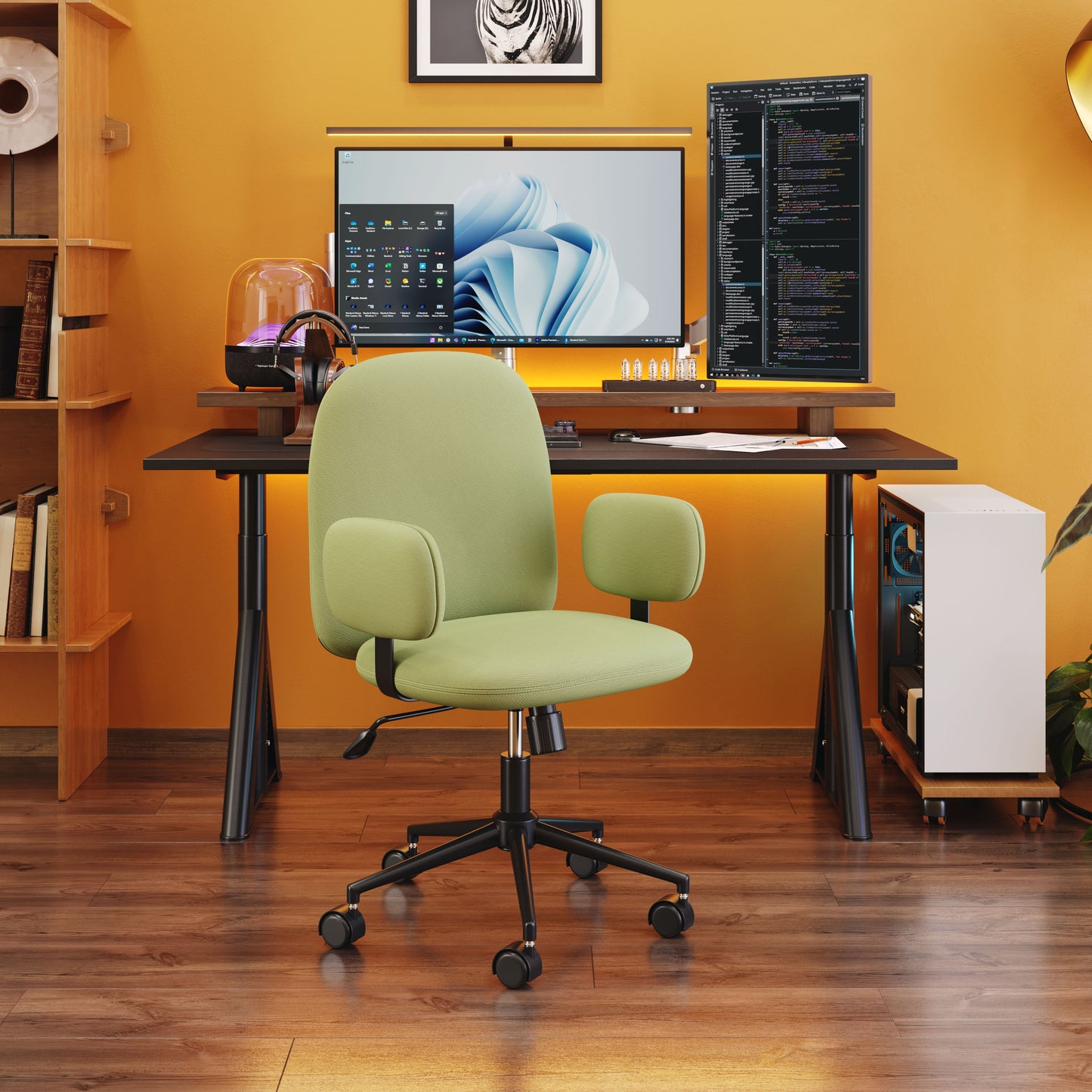 Lionel Olive Green Office Chair - Ornate Home