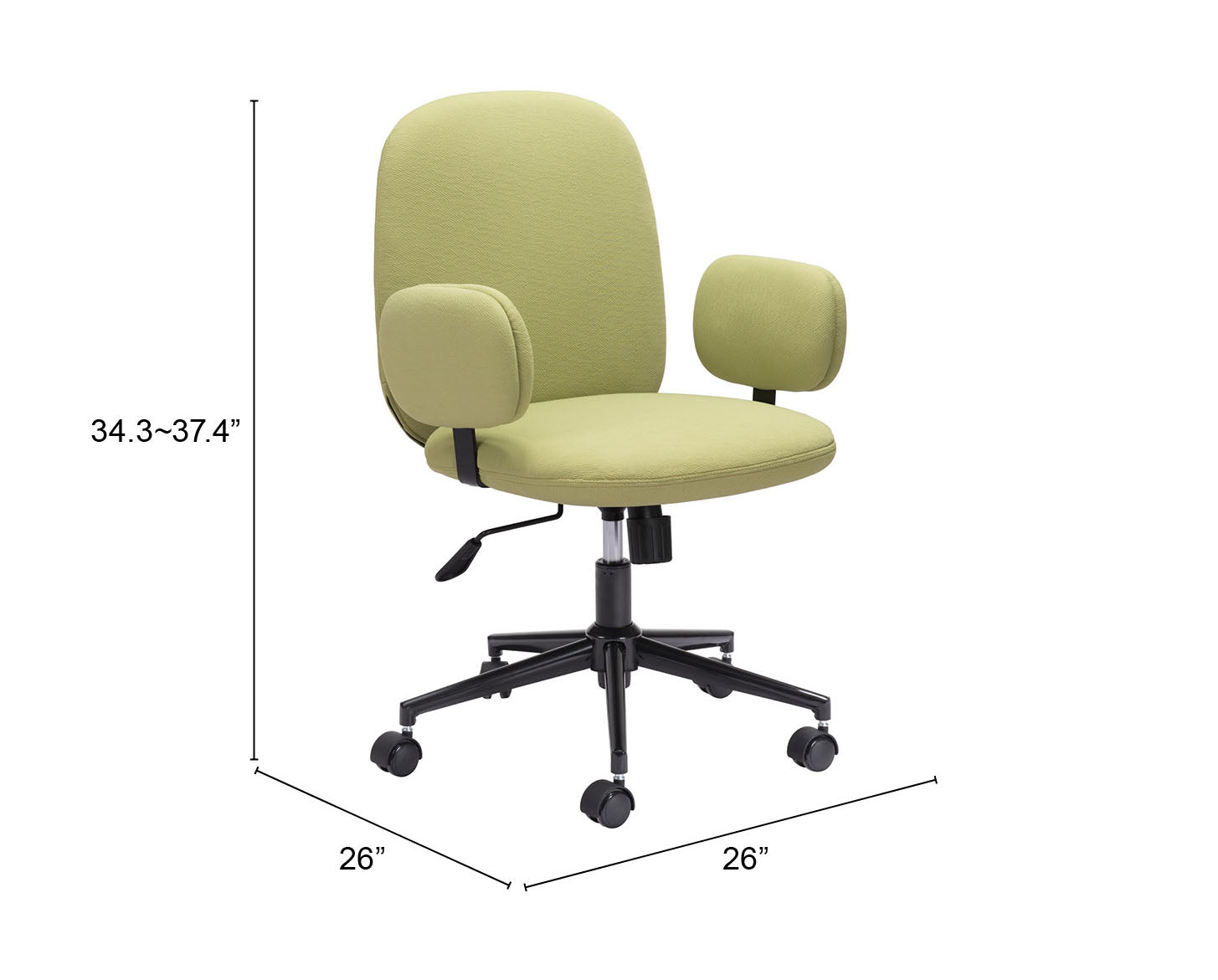 Lionel Olive Green Office Chair - Ornate Home