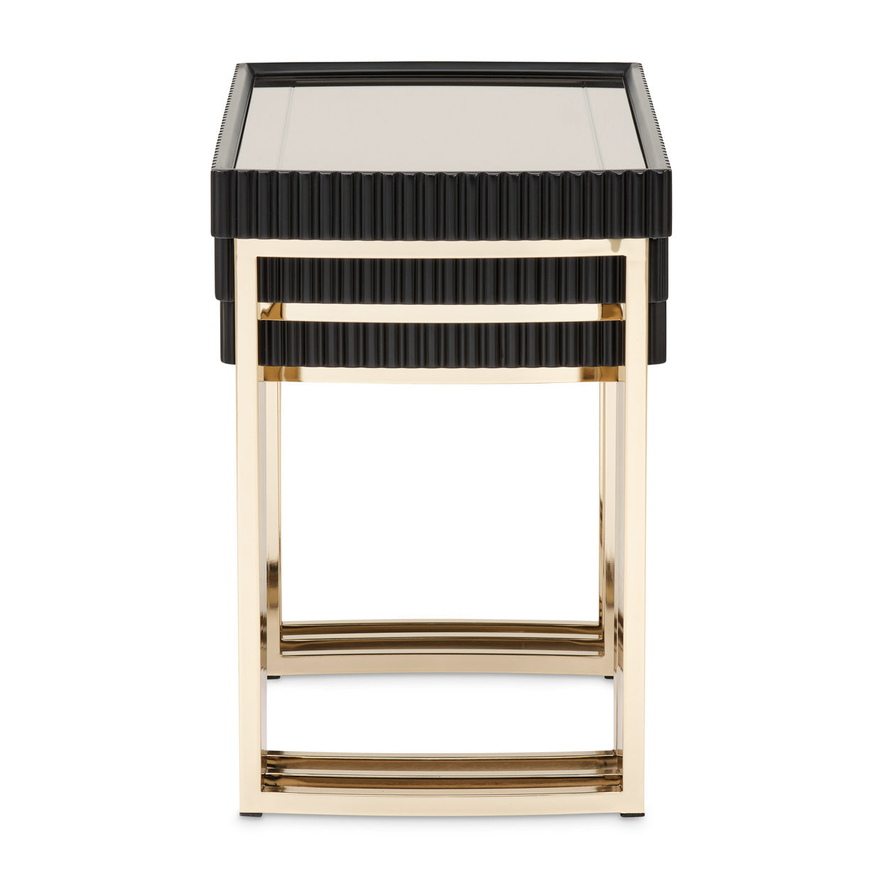 Lisbon Silken Matte Black Nesting Tables (Set of 3) - Ornate Home
