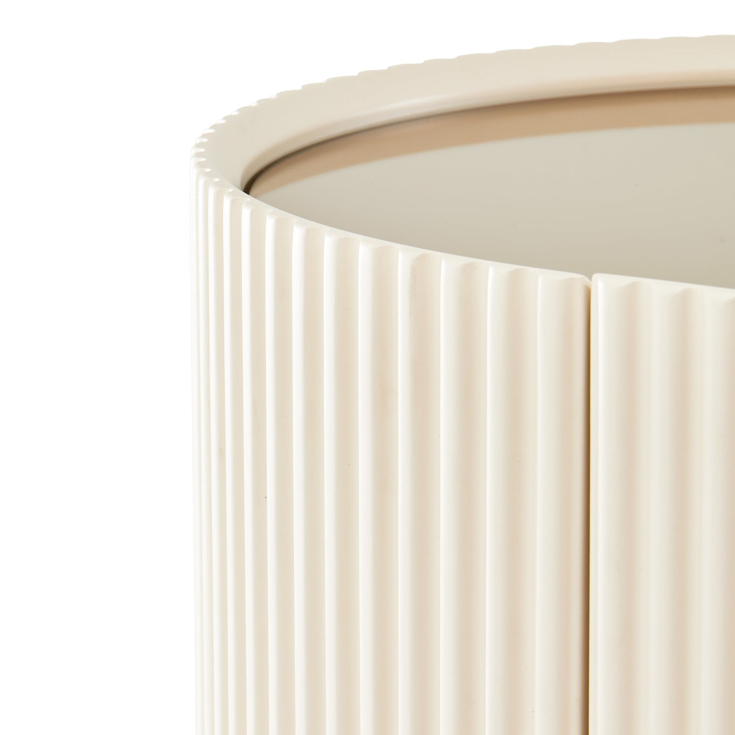 Lisbon Silken Matte Cream Console Table - Ornate Home