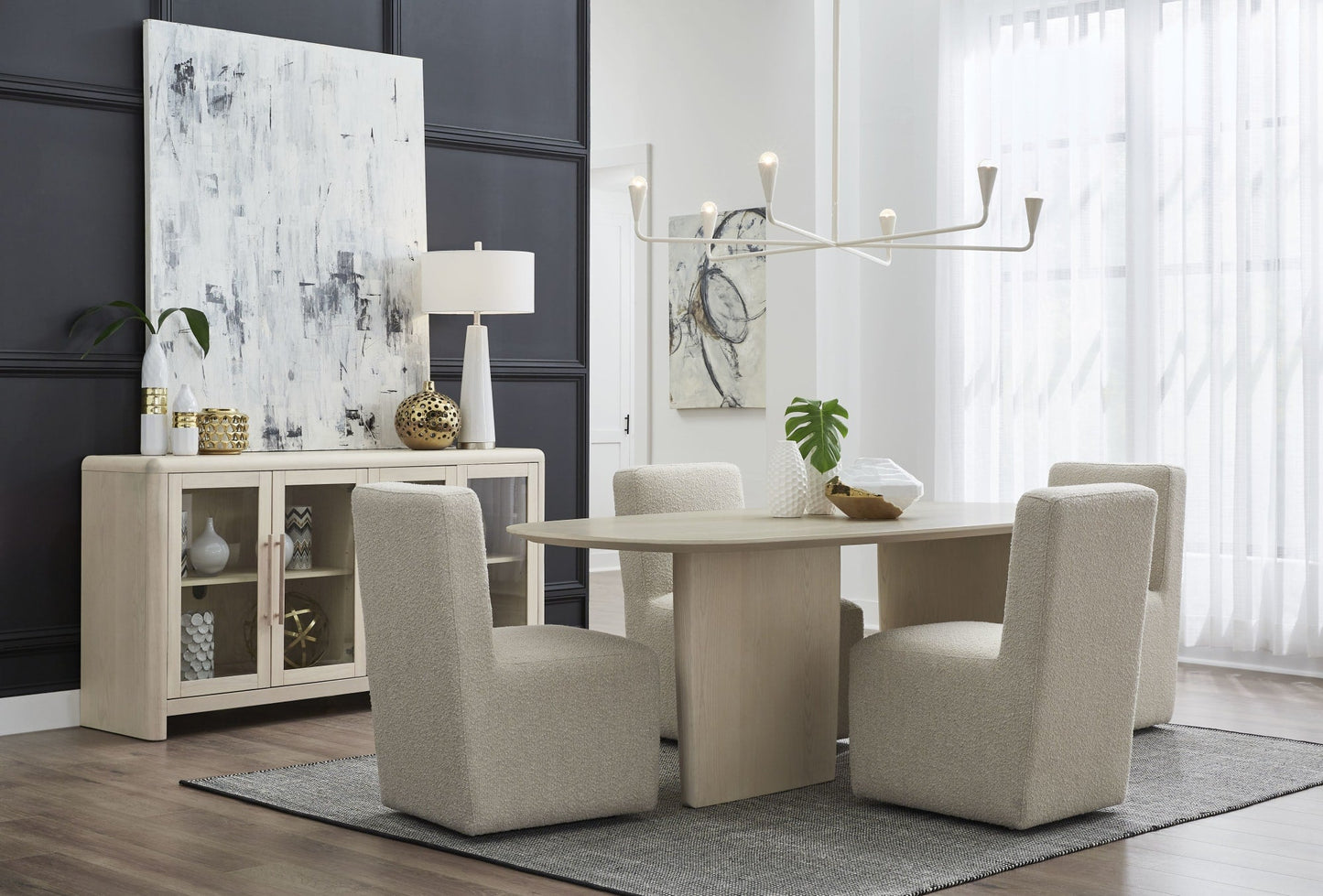Liv Brun Fully Upholstered Dining Chair (Set of 2) - Ornate Home