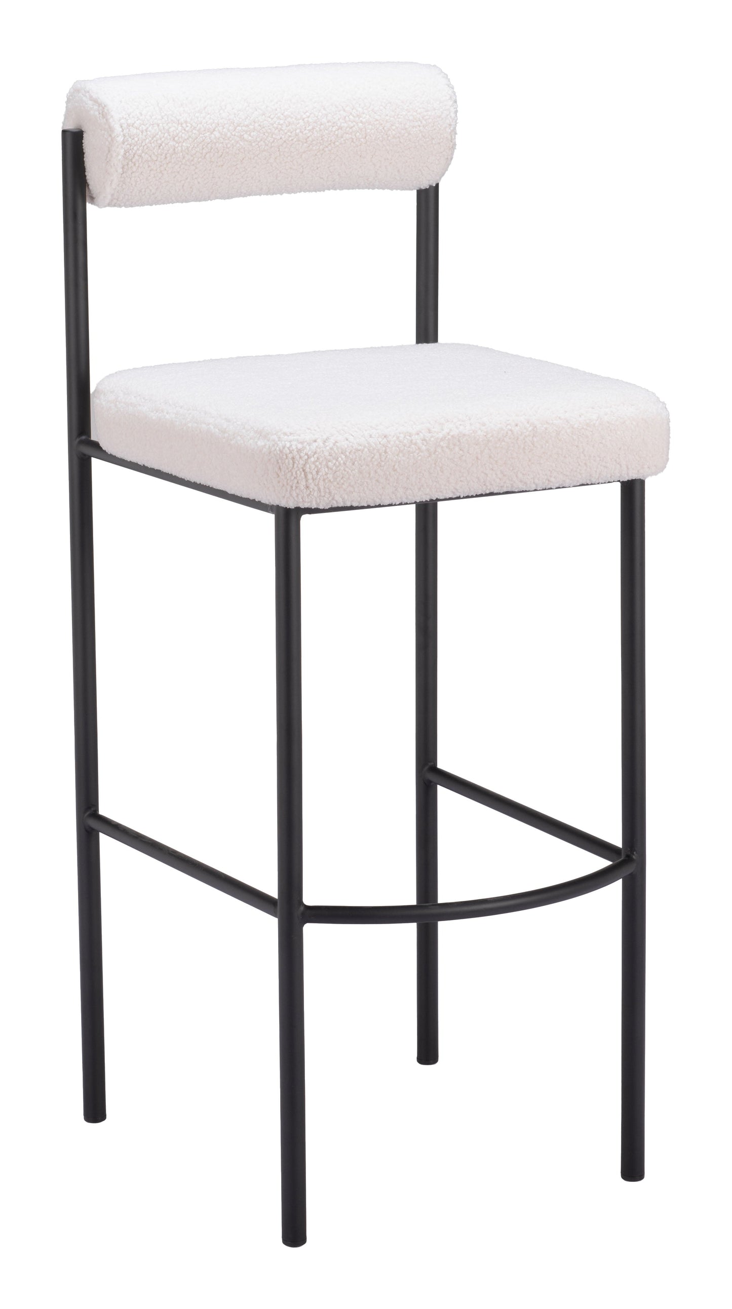Livorno Ivory Barstool (Set of 2) - Ornate Home