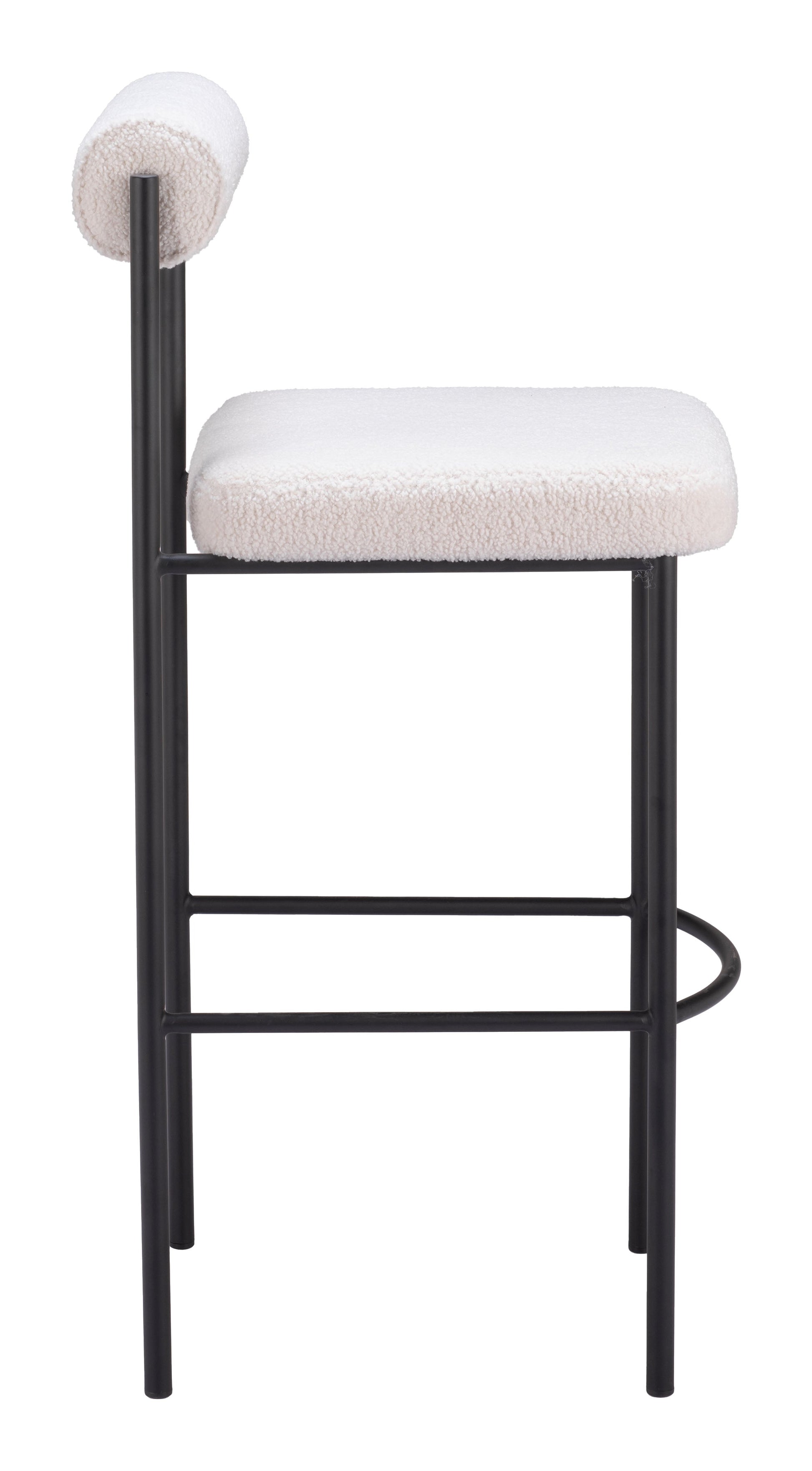 Livorno Ivory Barstool (Set of 2) - Ornate Home