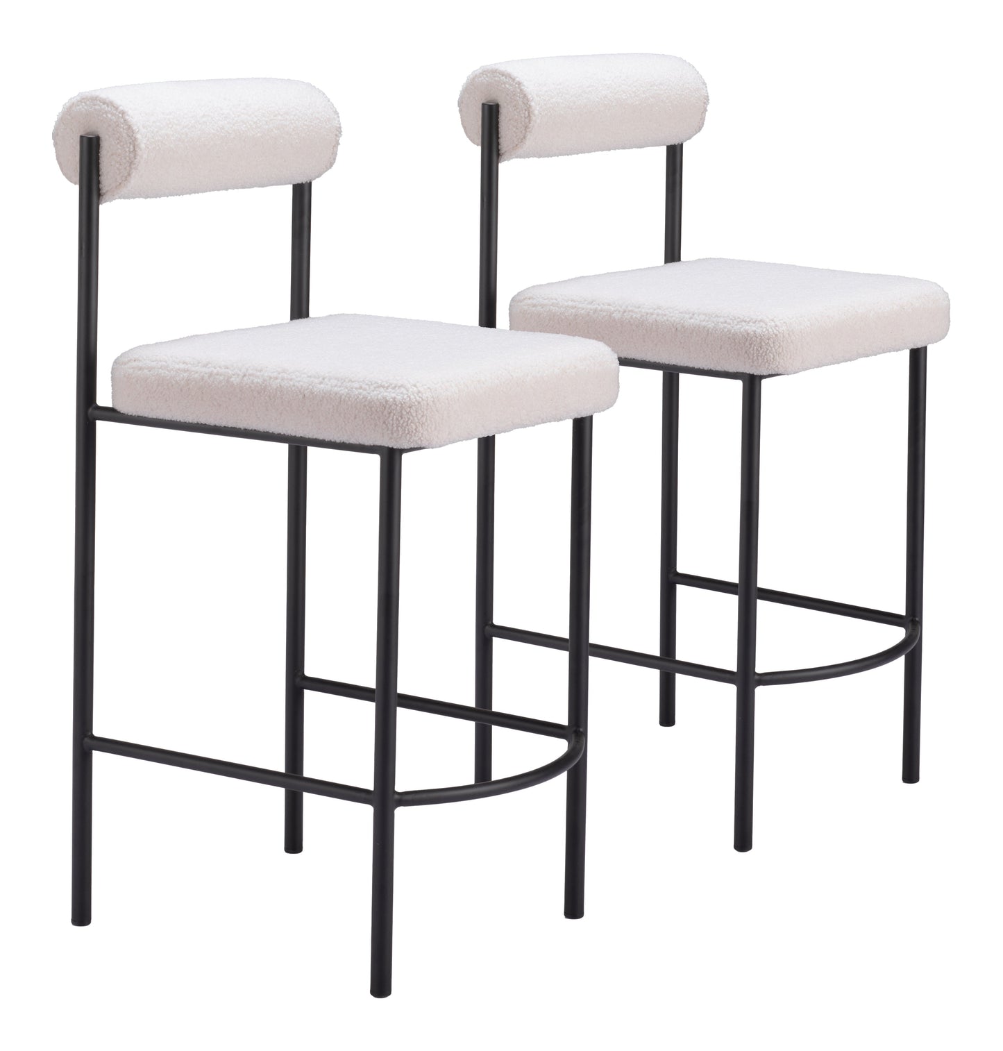 Livorno Ivory Counter Stool (Set of 2) - Ornate Home