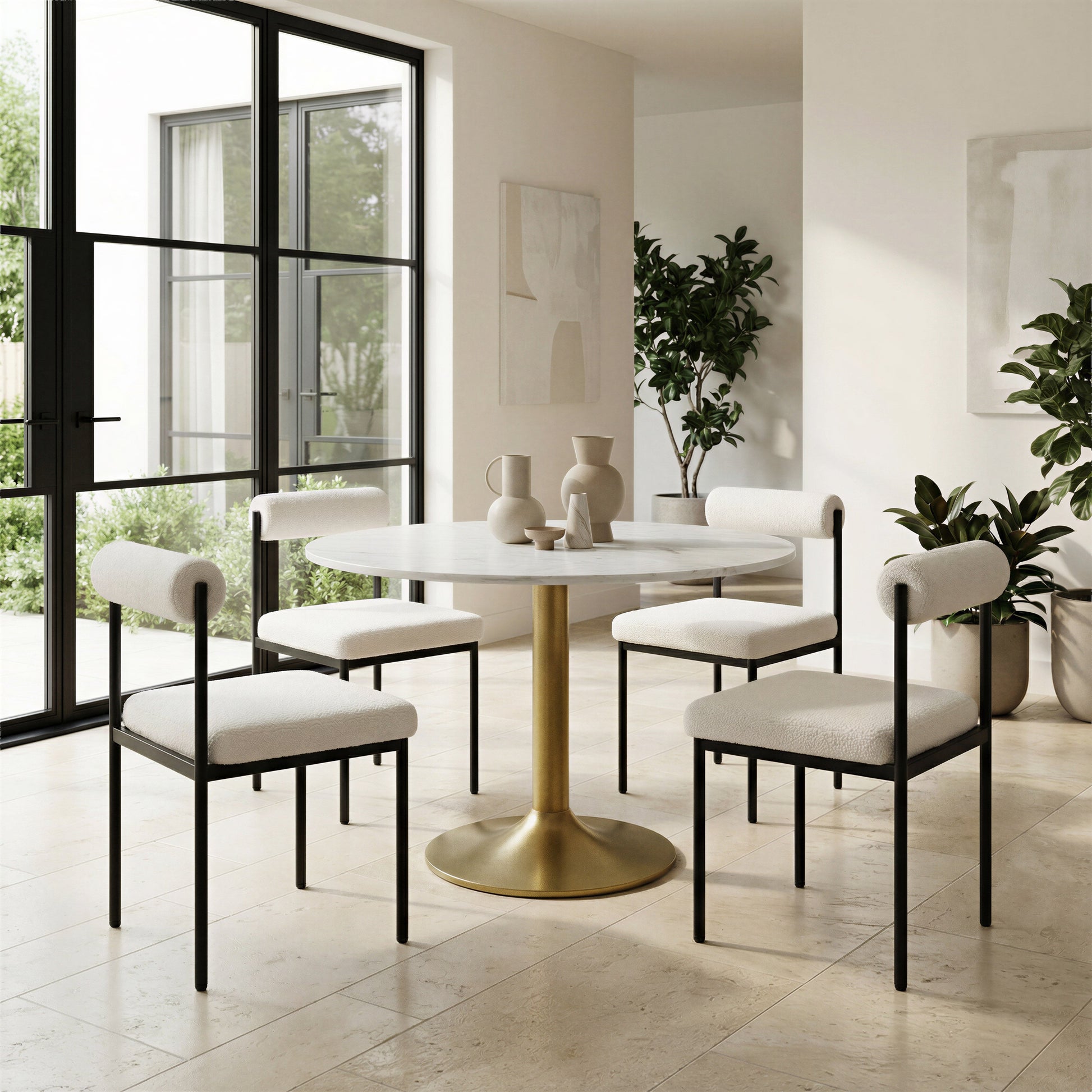 Livorno Ivory Dining Chair - Ornate Home