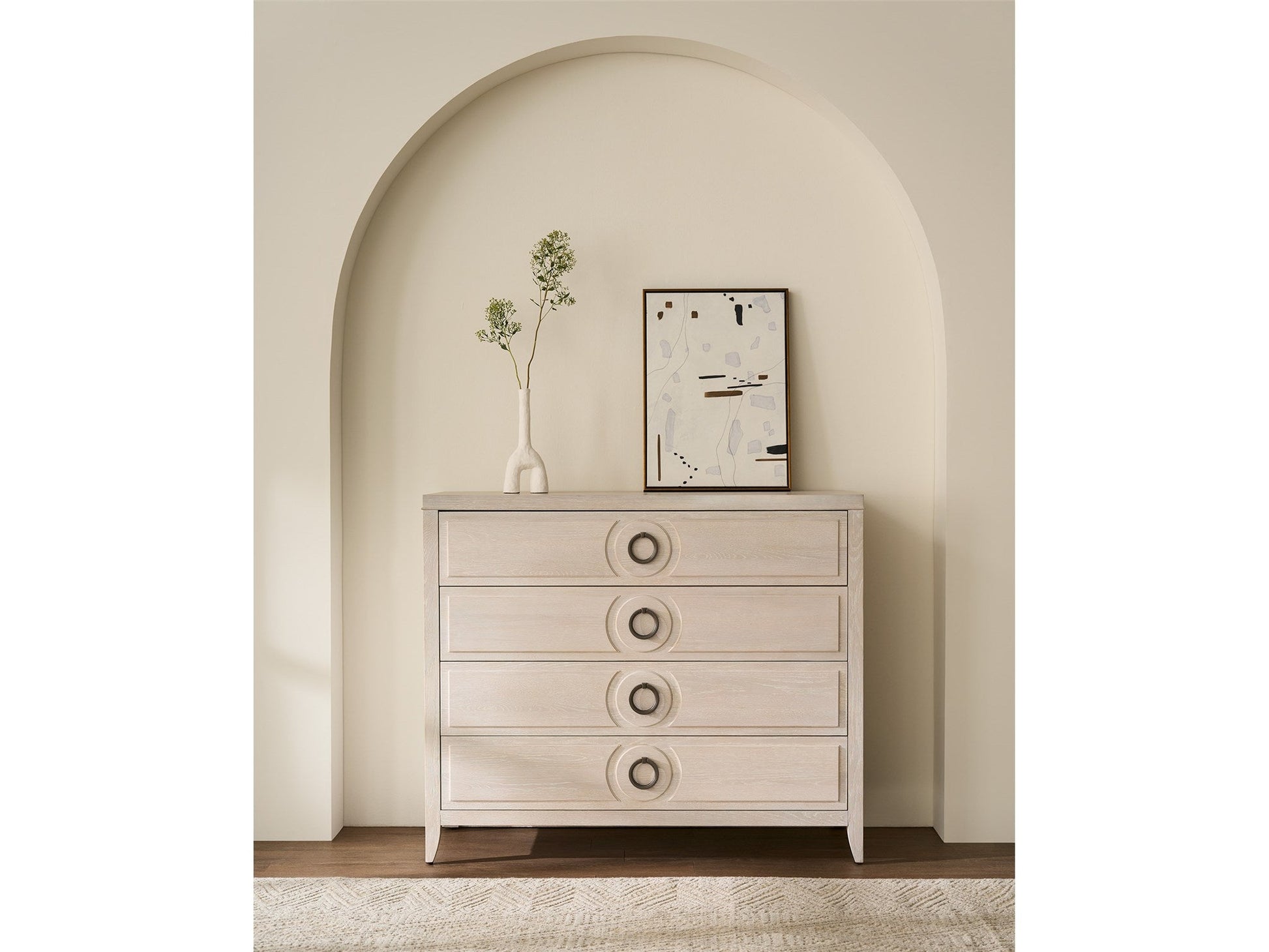 Lizmore White Oak Chest - Ornate Home