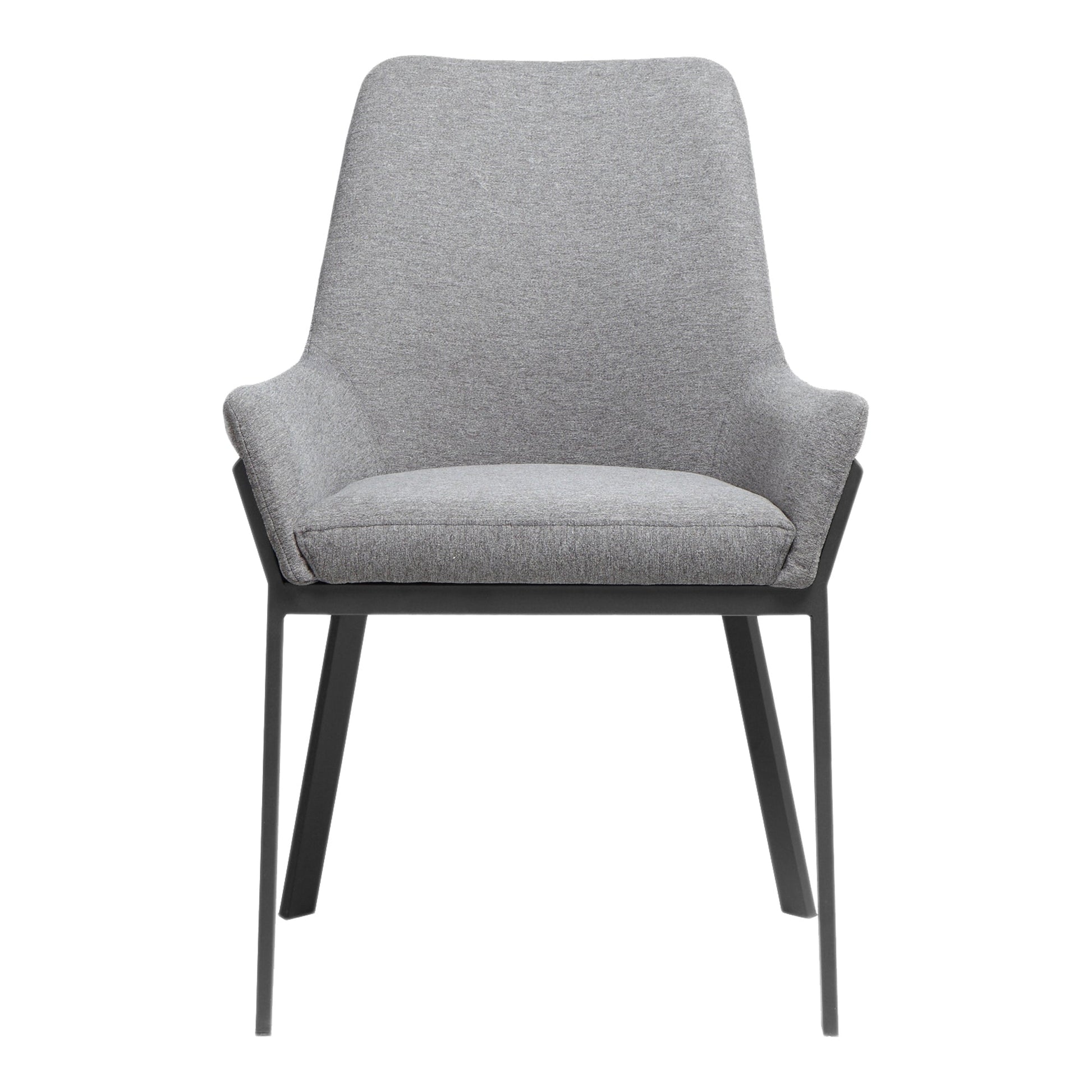 Lloyd Dark Grey Dining Chair (Set of 2) - Ornate Home