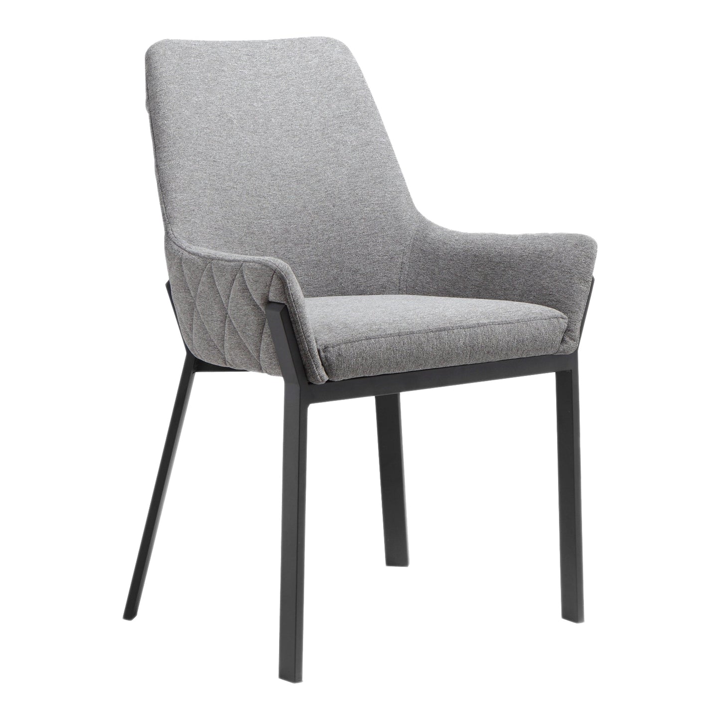 Lloyd Dark Grey Dining Chair (Set of 2) - Ornate Home
