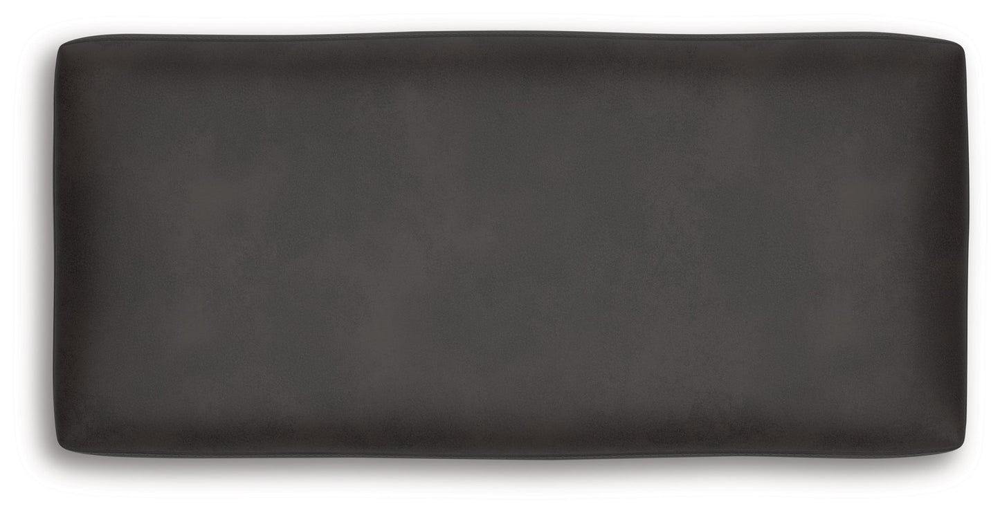 Lofton-Pike Shadow Oversized Accent Ottoman- Viva Furn