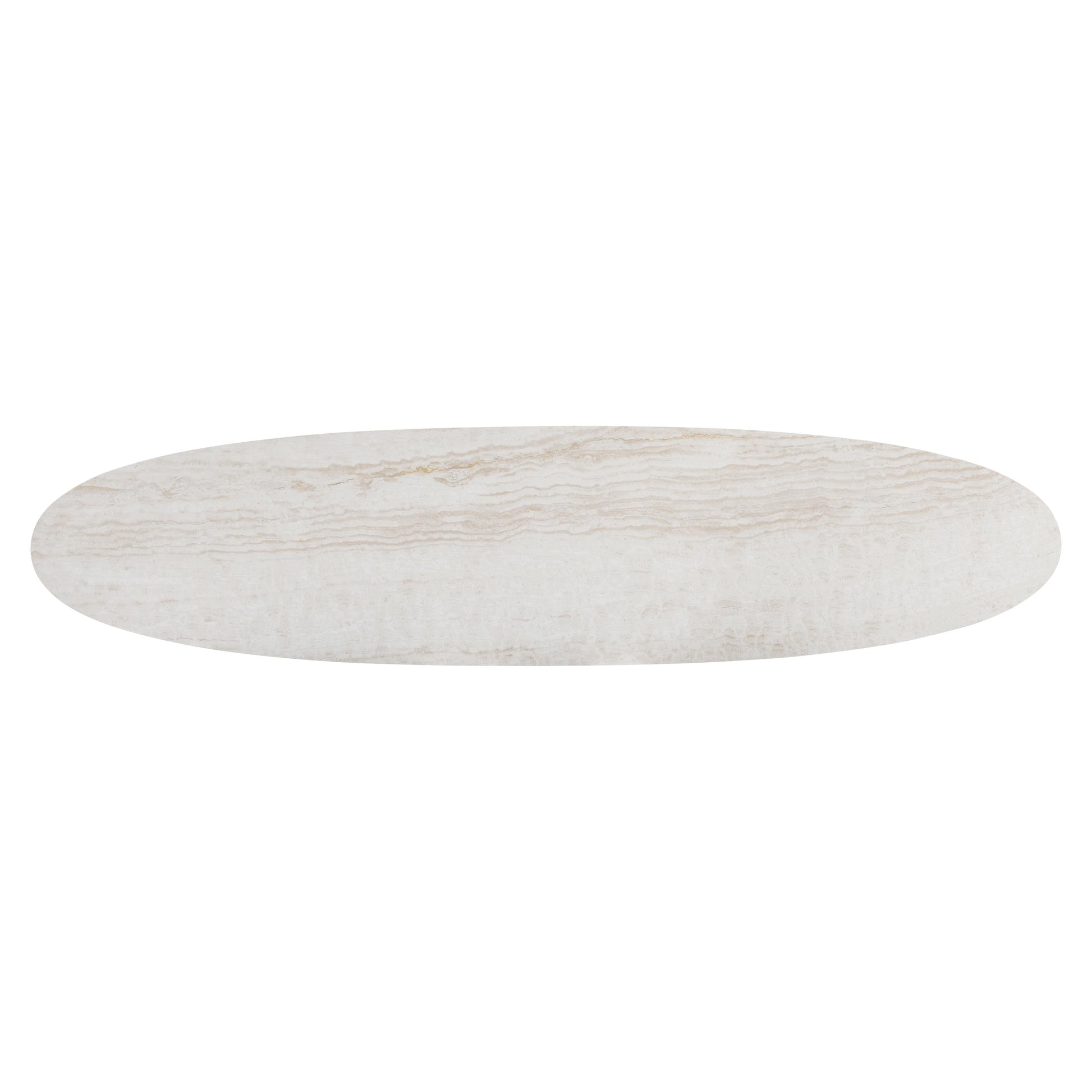 Loggia Travertine/Aria Console Table (Cast Resin Base) - Ornate Home