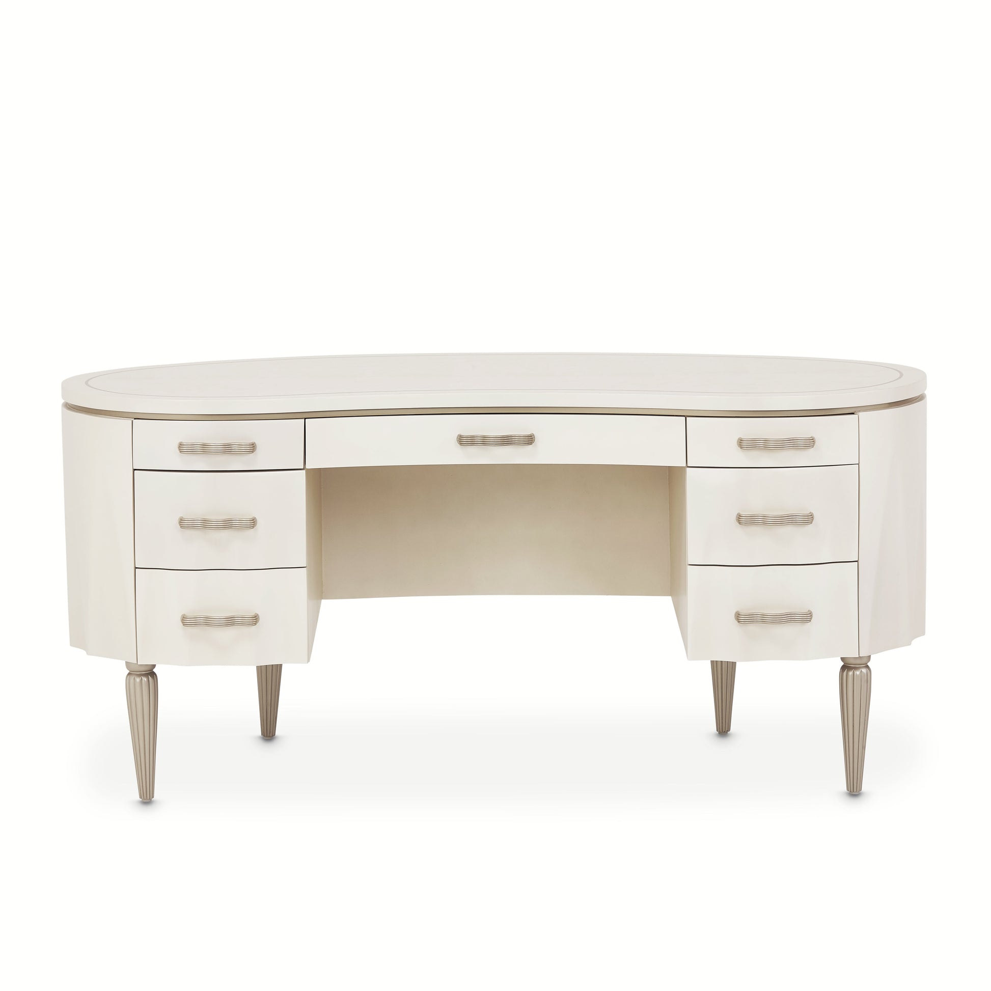 London Place Creamy Pearl Desk - Ornate Home