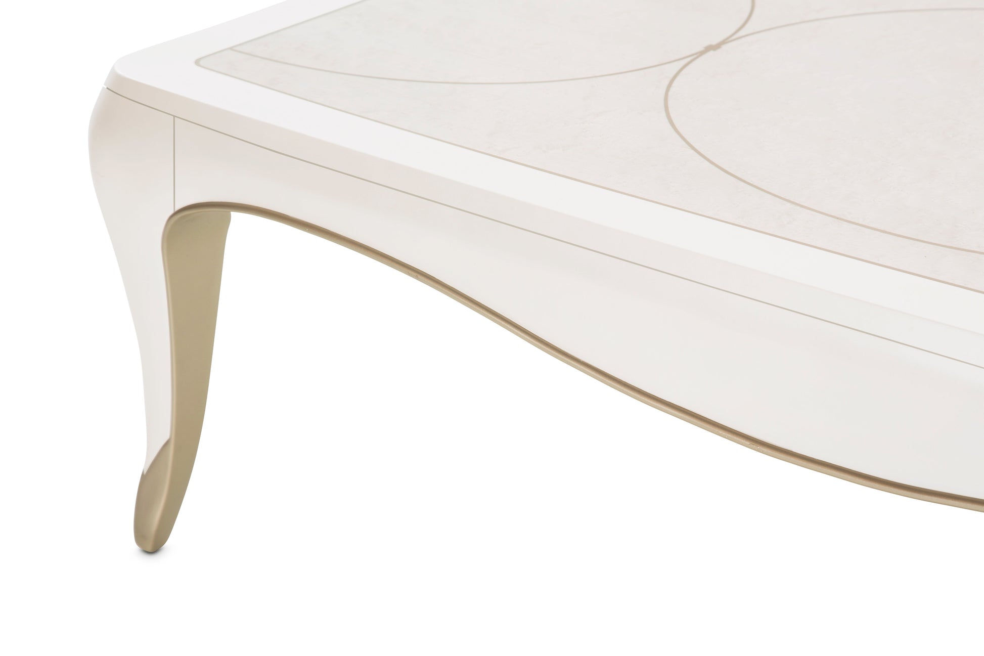 London Place Creamy Pearl Rectangular Cocktail Table - Ornate Home