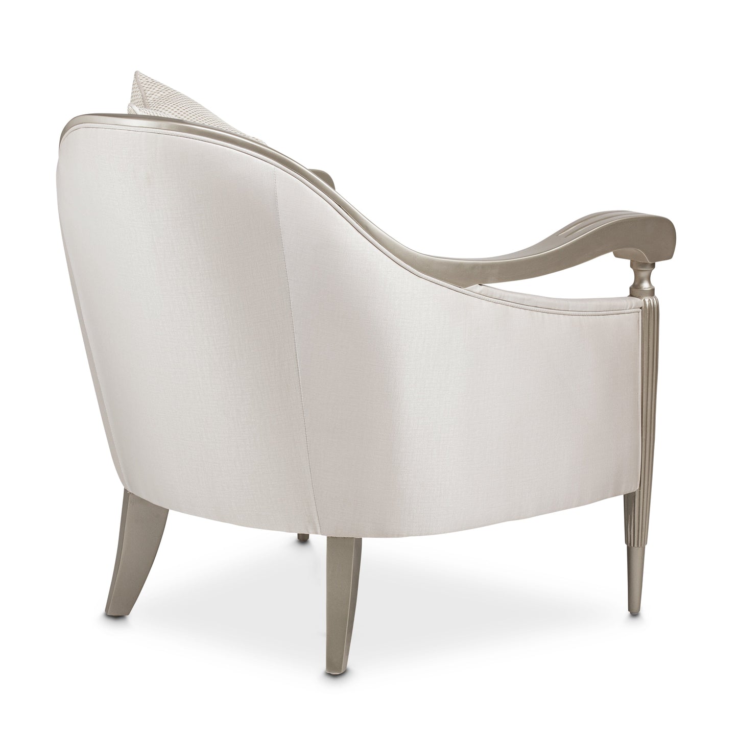 London Place Platinum/Porcelain Accent Chair - Ornate Home