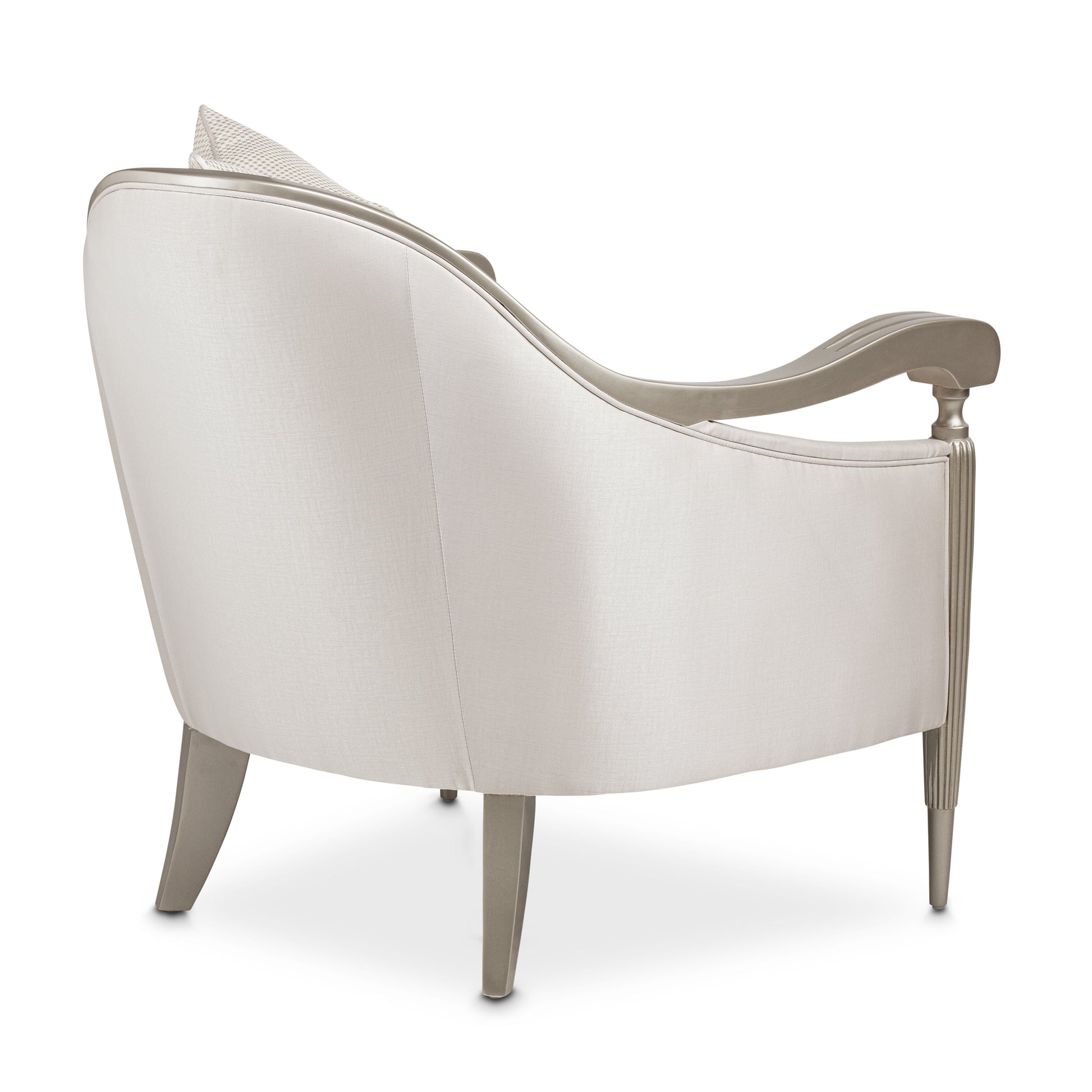 London Place Platinum/Porcelain Accent Chair - Ornate Home