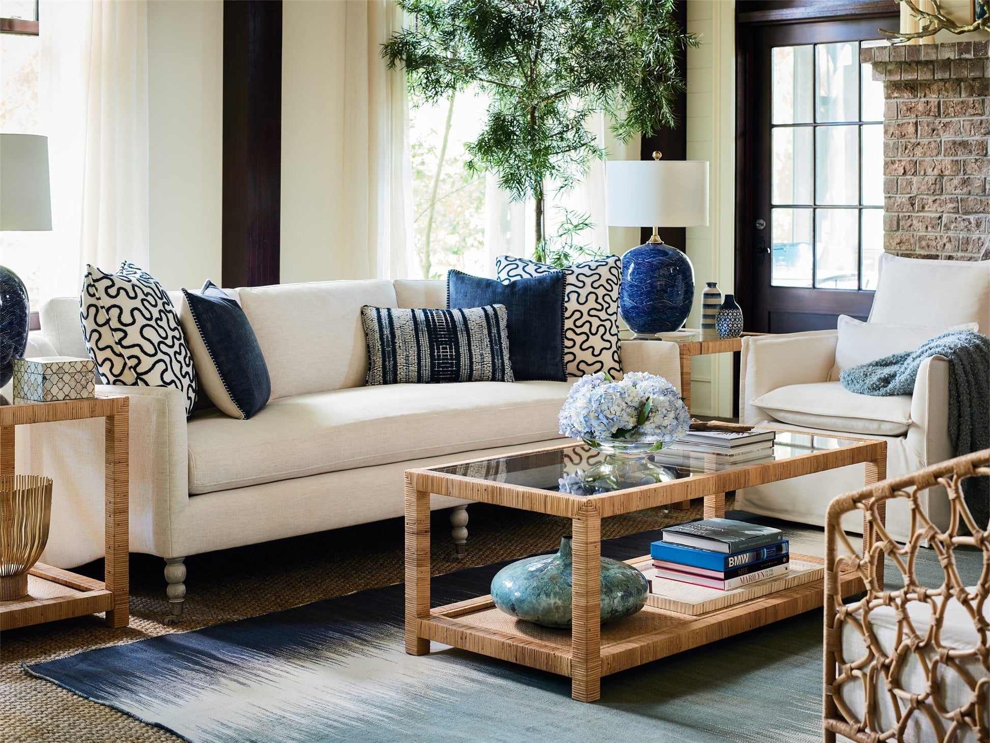 Long Key Natural Cocktail Table - Ornate Home