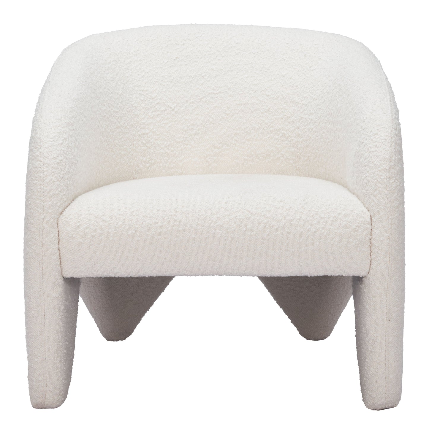 Lopta White Accent Chair - Ornate Home
