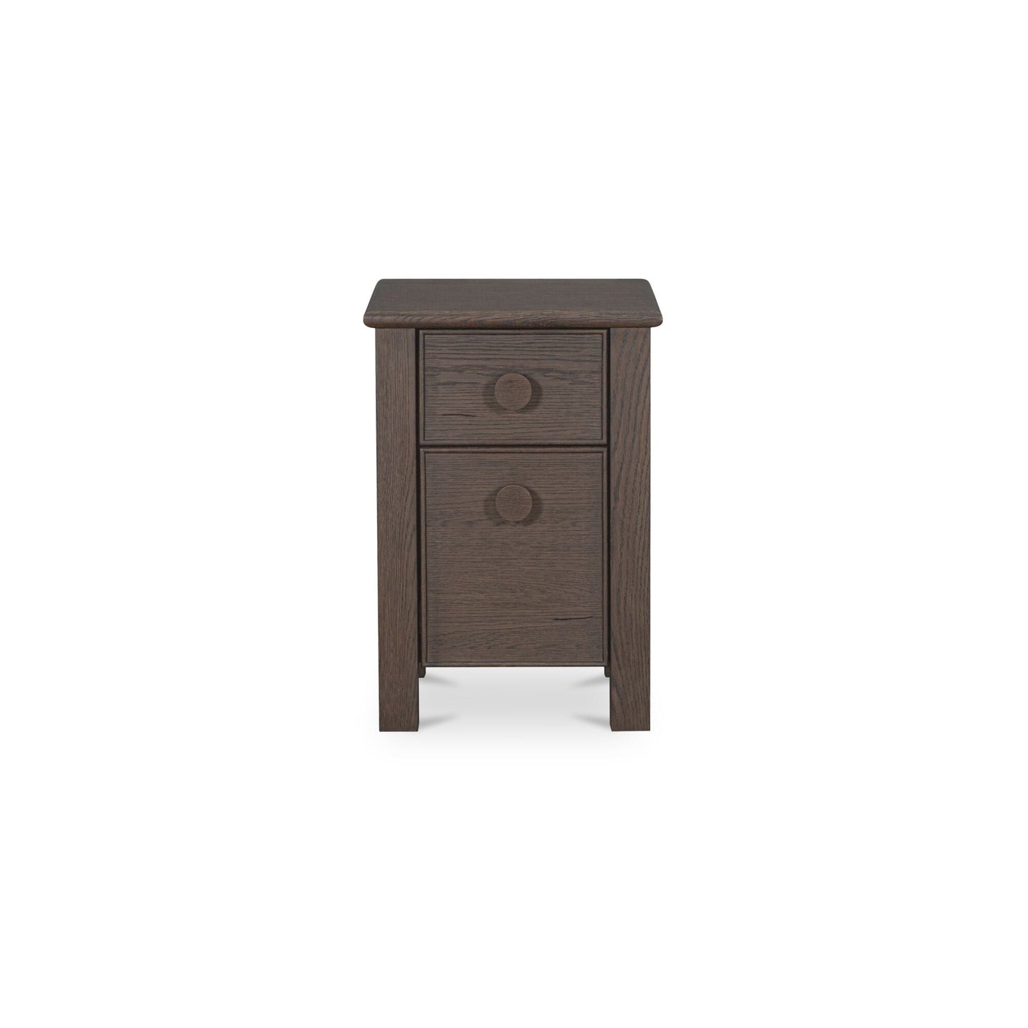 Loren Dark Brown Small Nightstand - Ornate Home