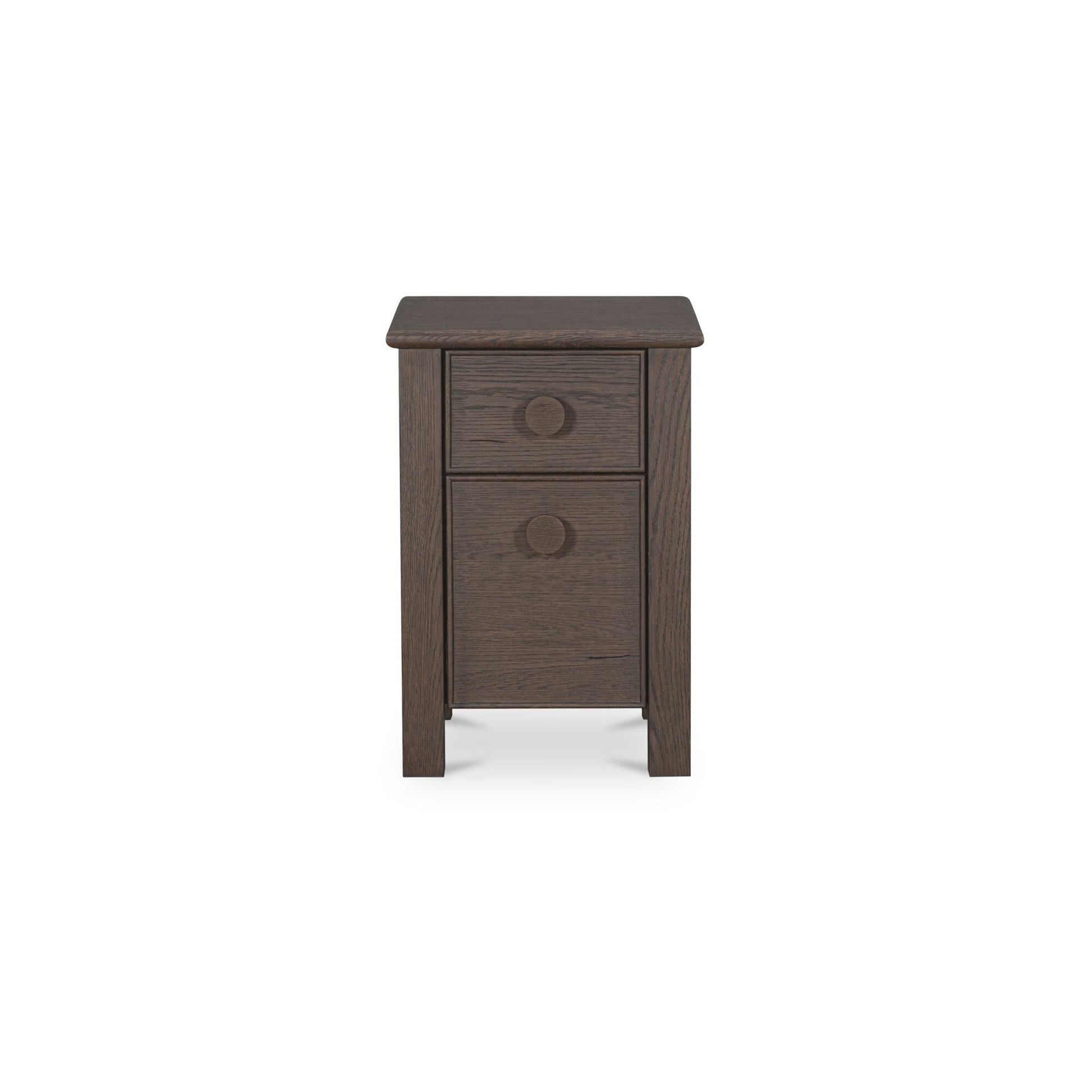 Loren Dark Brown Small Nightstand - Ornate Home