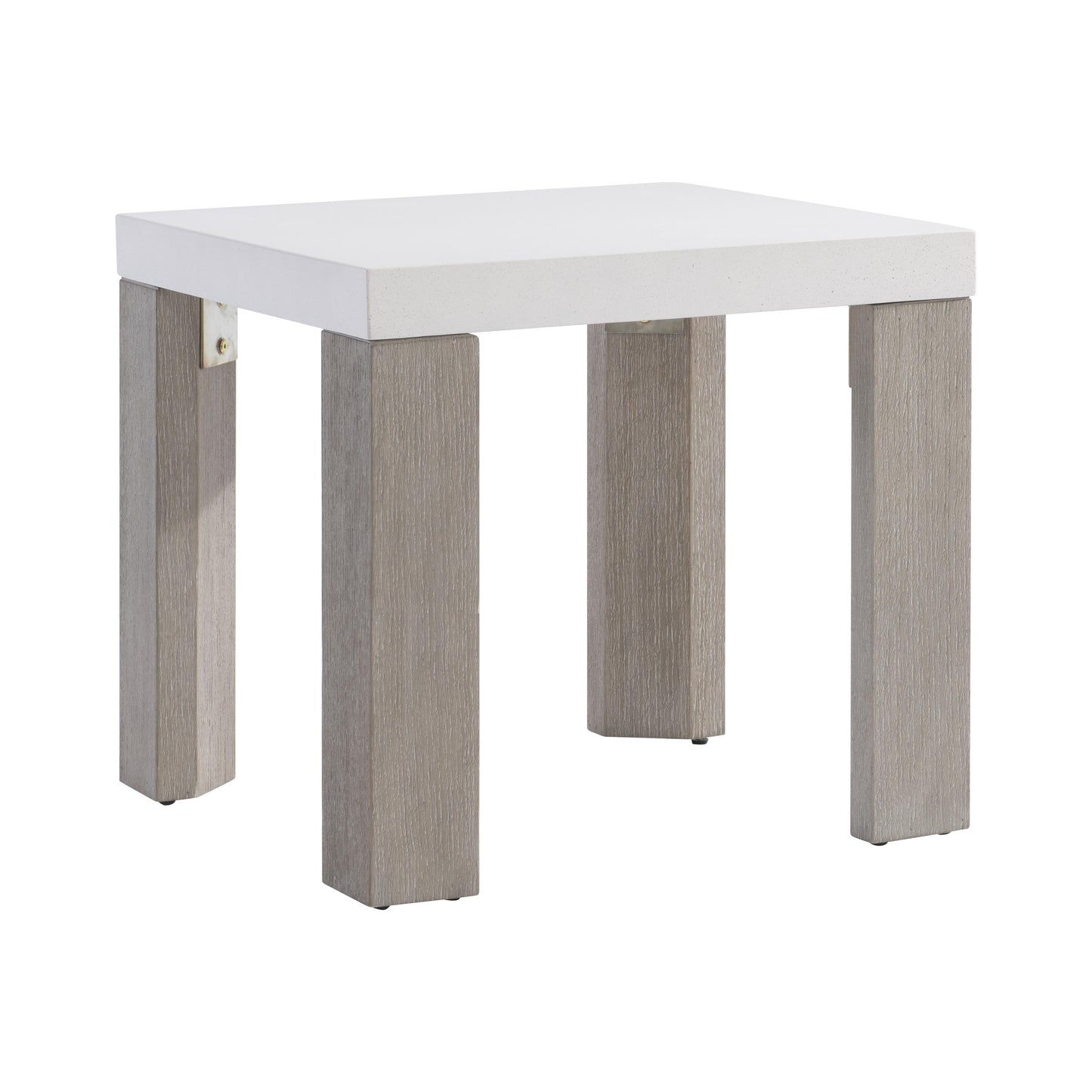Lorenzo Vintage Cream/Flint Side Table - Ornate Home