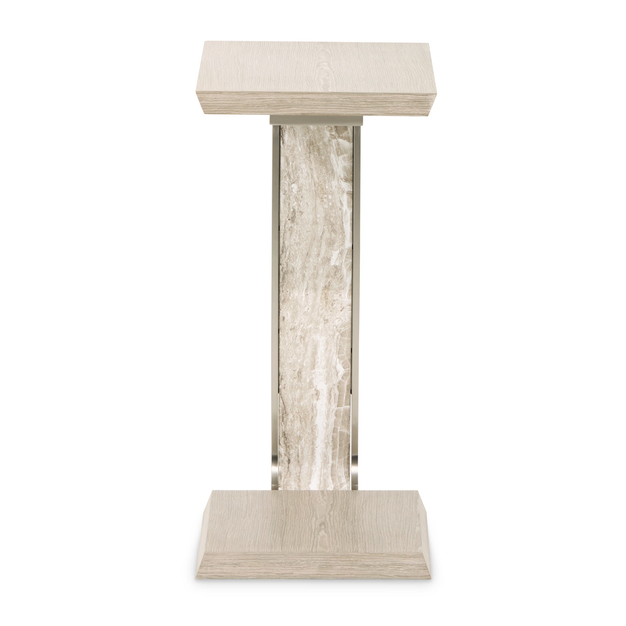 Lotus Bay Sand C-Shaped Accent Table - Ornate Home
