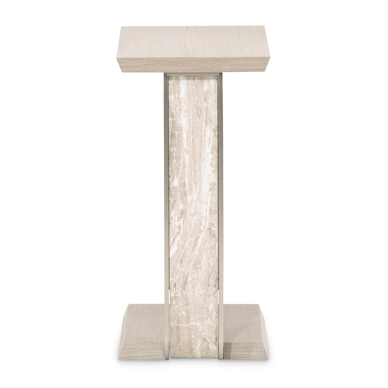 Lotus Bay Sand C-Shaped Accent Table - Ornate Home