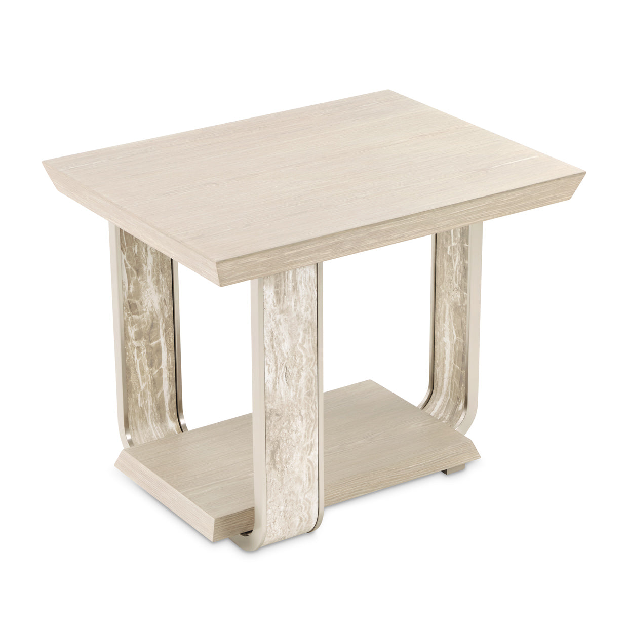 Lotus Bay Sand End Table - Ornate Home