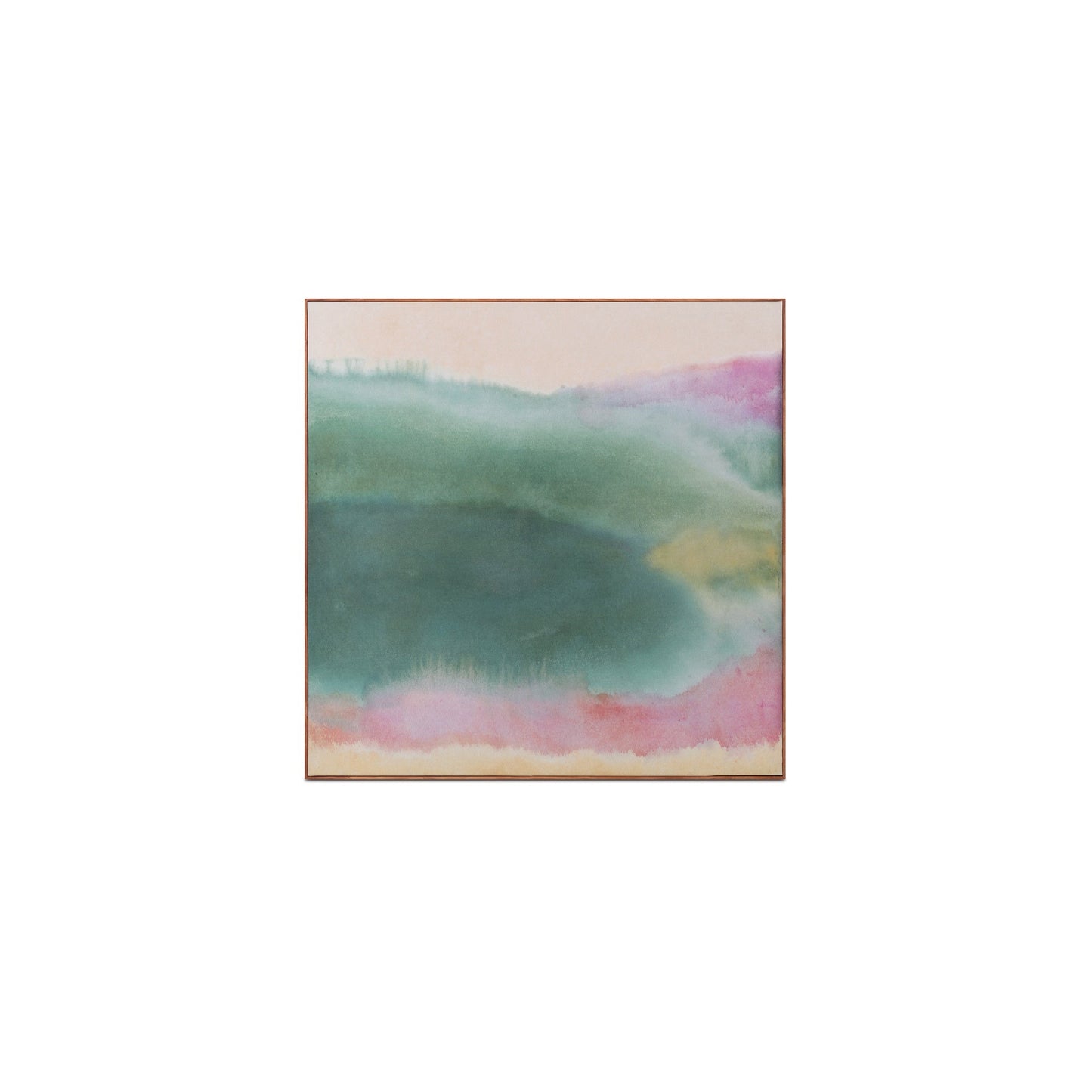Lotus Multicolor Framed Painting - Ornate Home