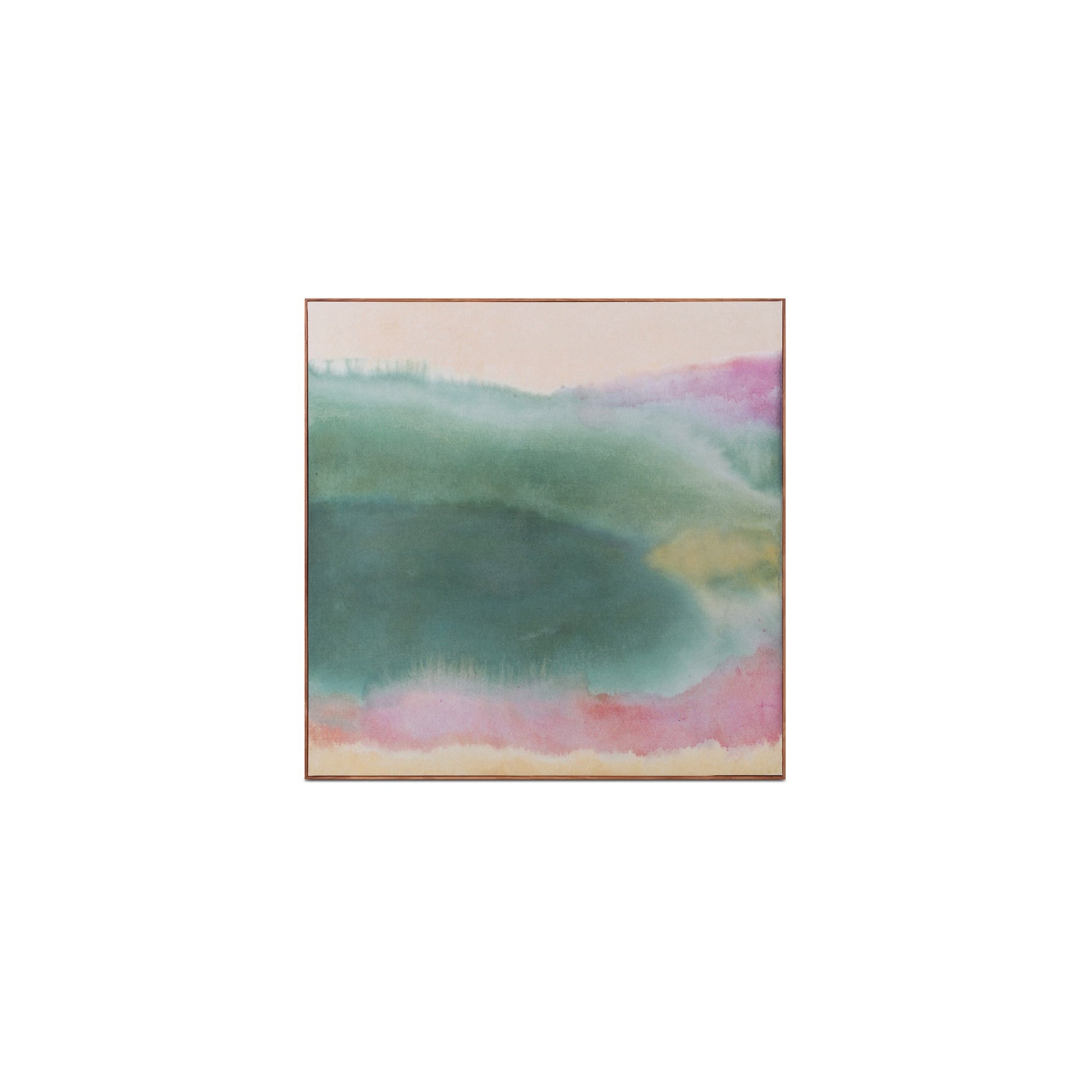 Lotus Multicolor Framed Painting - Ornate Home