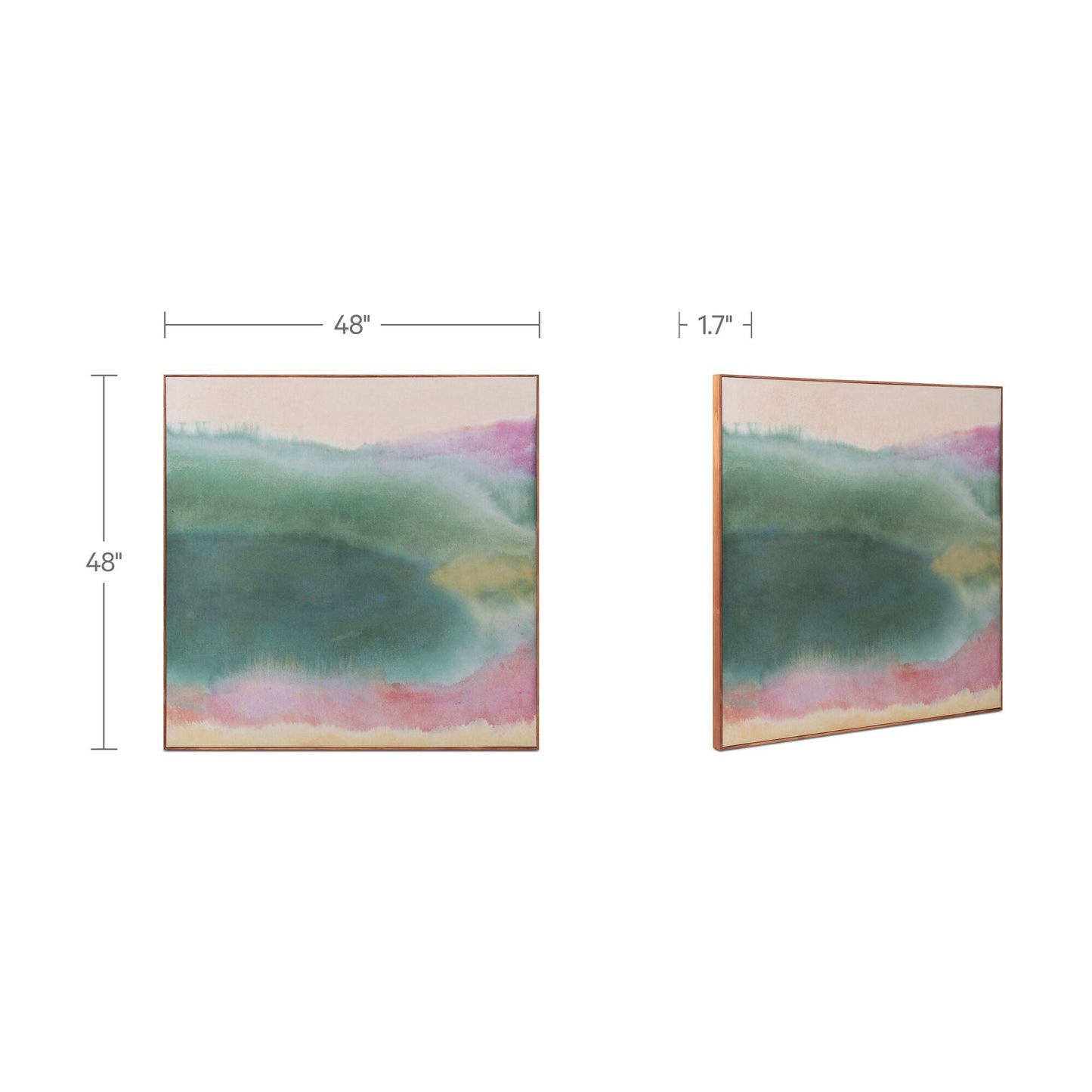 Lotus Multicolor Framed Painting - Ornate Home