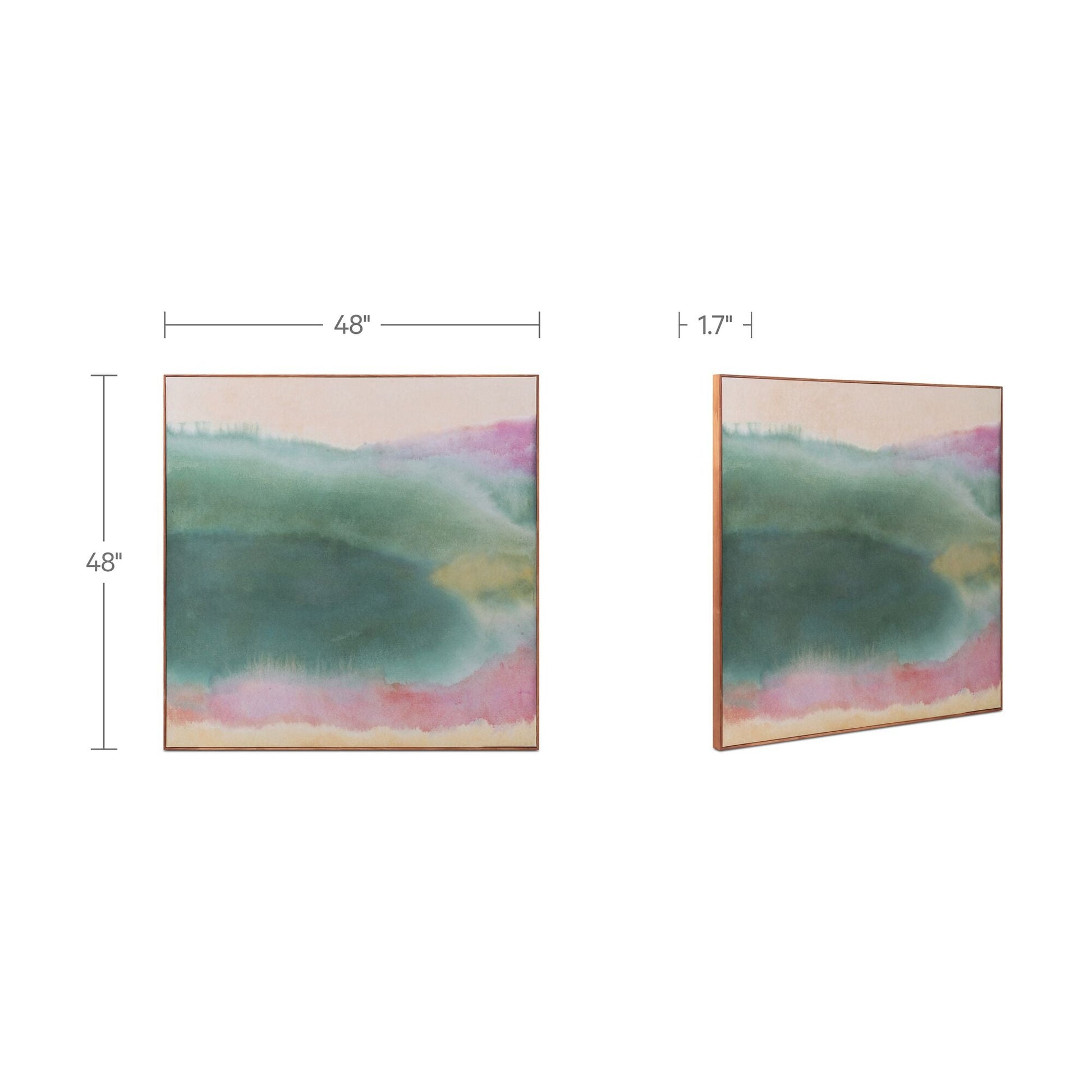 Lotus Multicolor Framed Painting - Ornate Home
