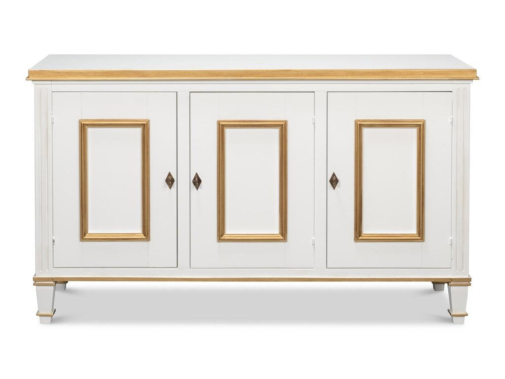 Louis Xvi White Buffet - Ornate Home