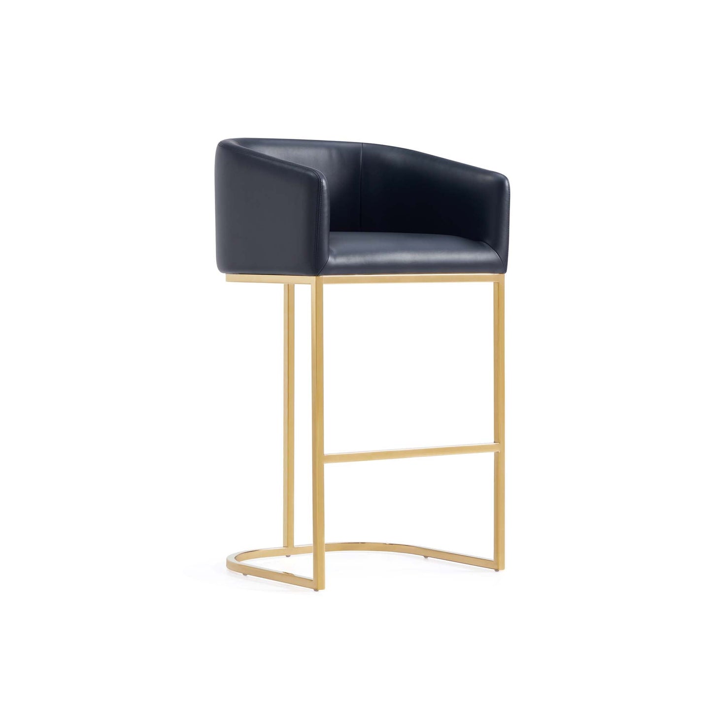 Louvre Barstool in Black (set of 2) - Ornate Home
