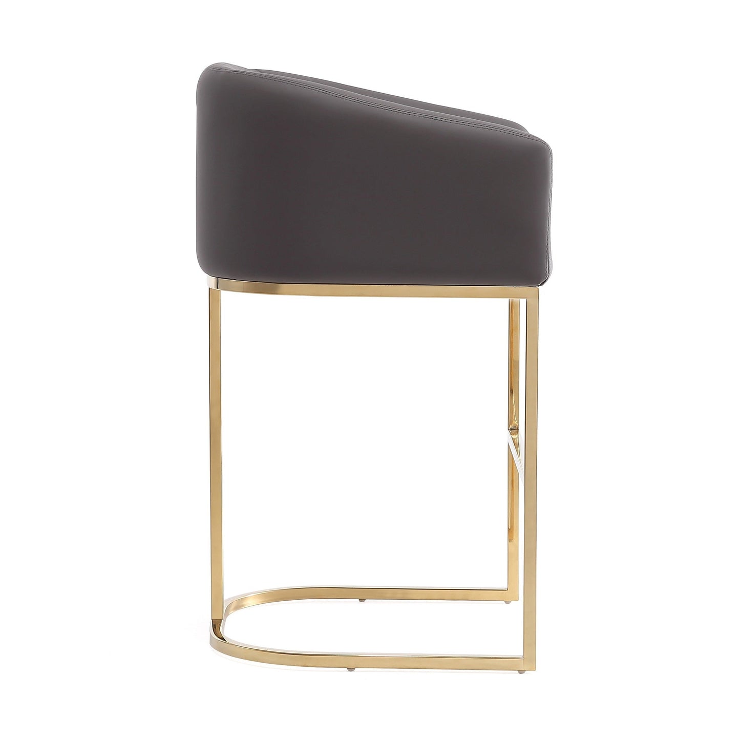 Louvre Barstool in Grey and Black - Ornate Home