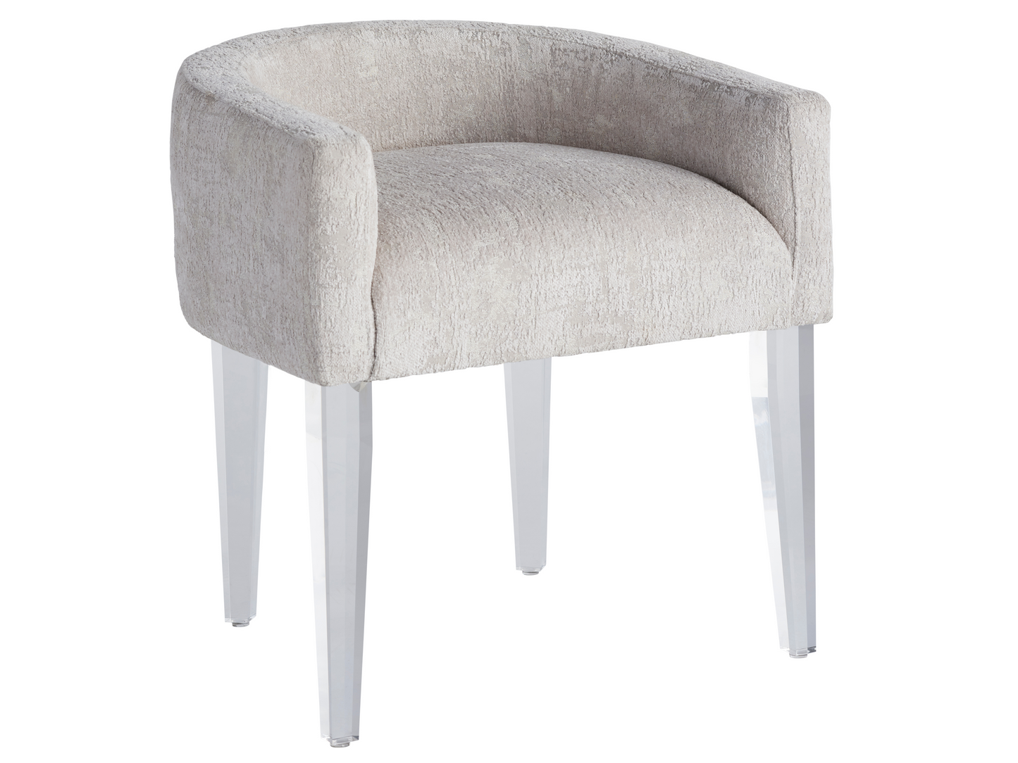 Love Joy Bliss Bubbly Champagne/Lucite Vanity Chair - Ornate Home