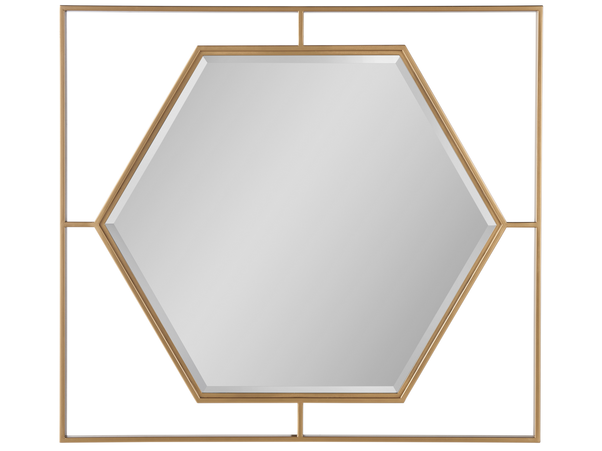 Love Joy Bliss Soft Gold Metal Mirror - Ornate Home