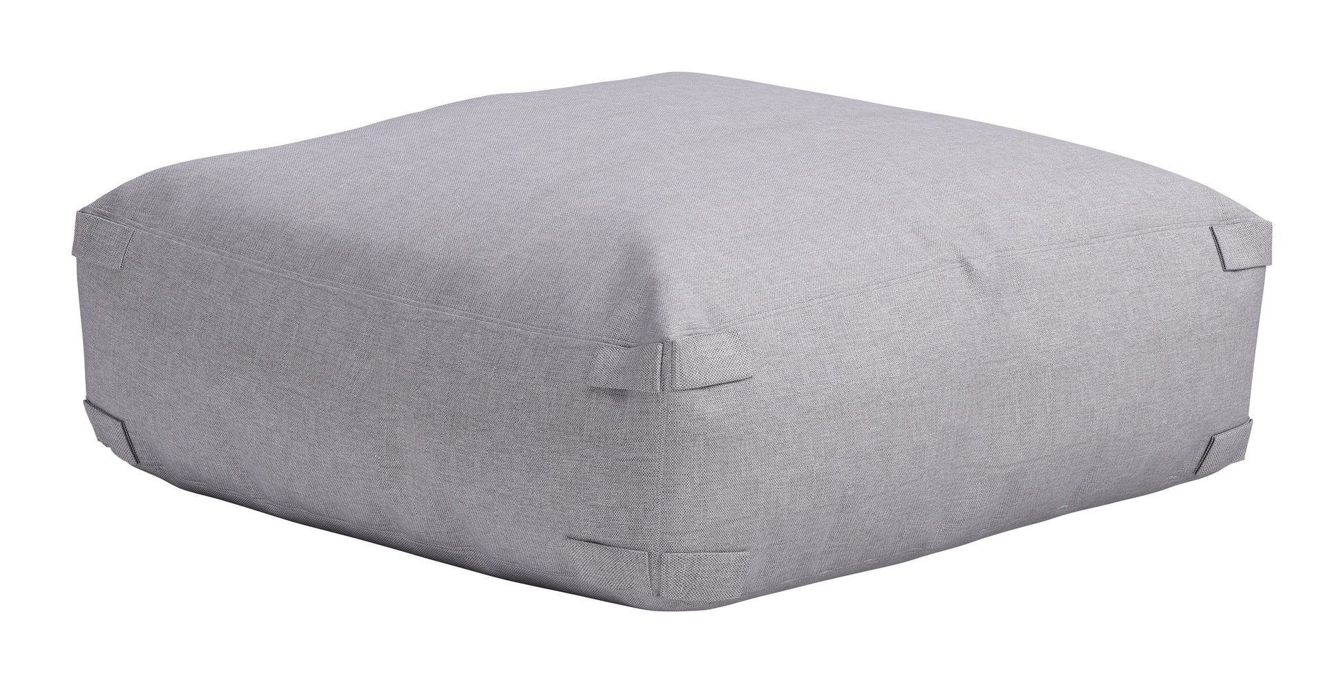 Luanda Gray Outdoor Ottoman - Ornate Home