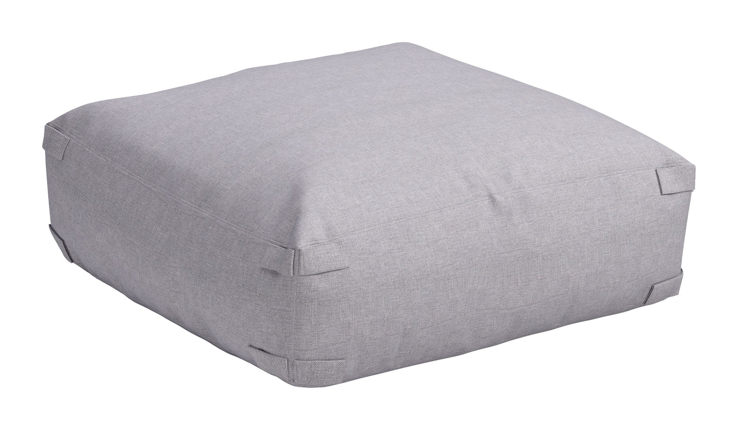Luanda Gray Outdoor Ottoman - Ornate Home