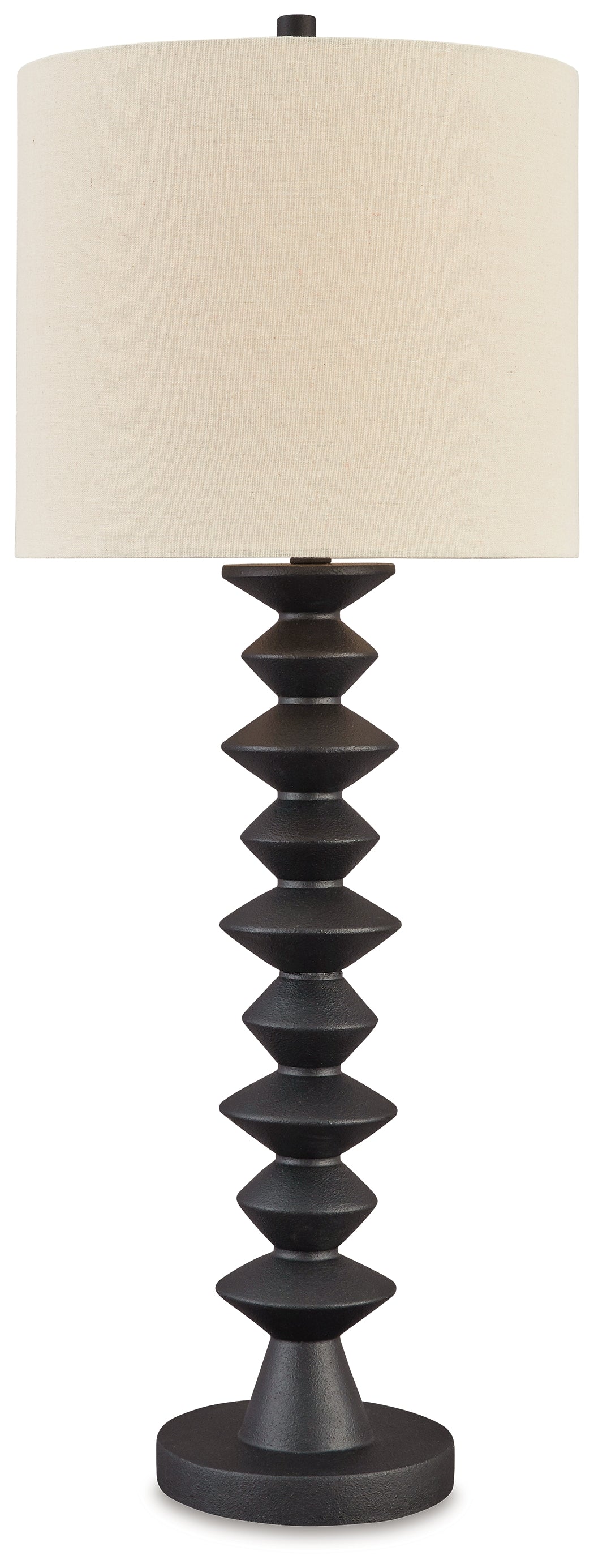Luanndon Black 2-Piece Lamp Set- Viva Furn