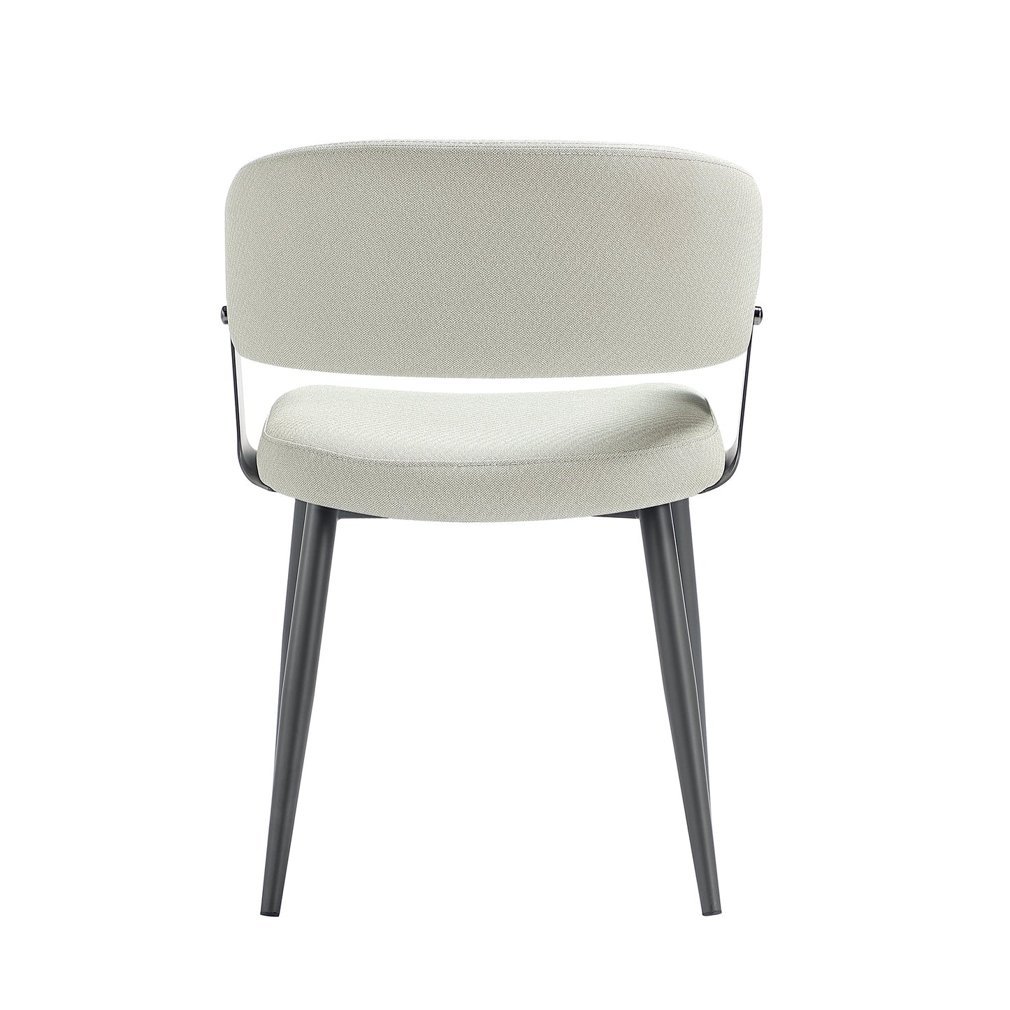 Luce Dining Chair in Oatmeal (set of 2) - Ornate Home