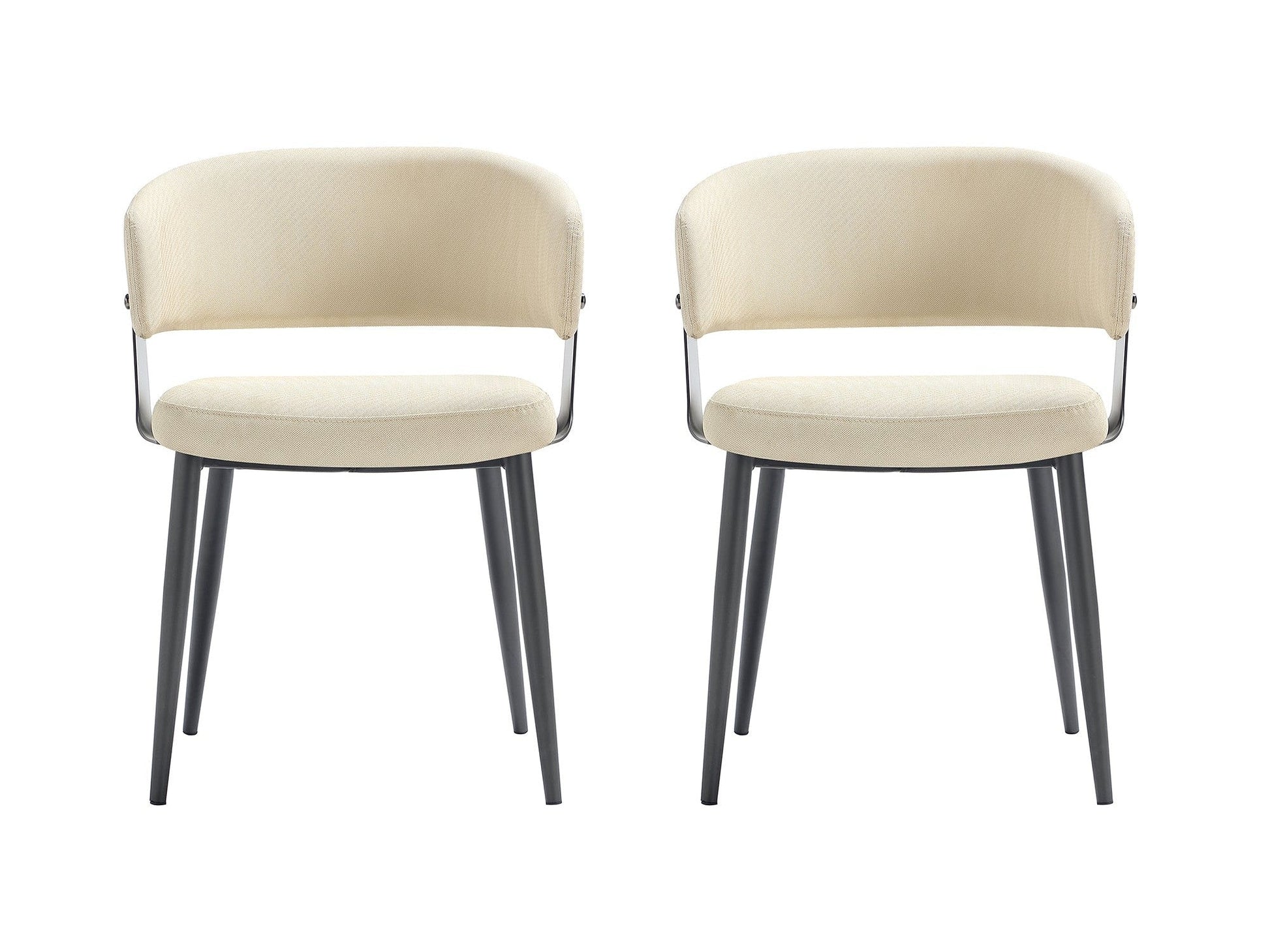 Luce Dining Chair in Sand (set of 2) - Ornate Home