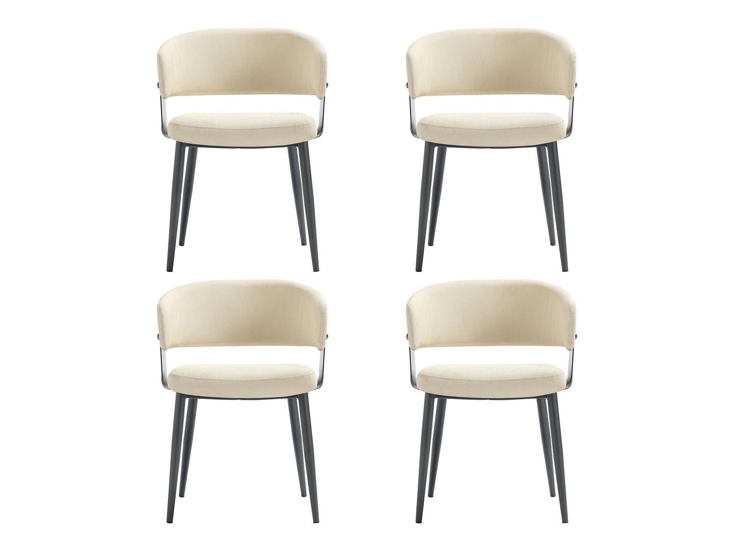 Luce Dining Chair in Sand (set of 4) - Ornate Home